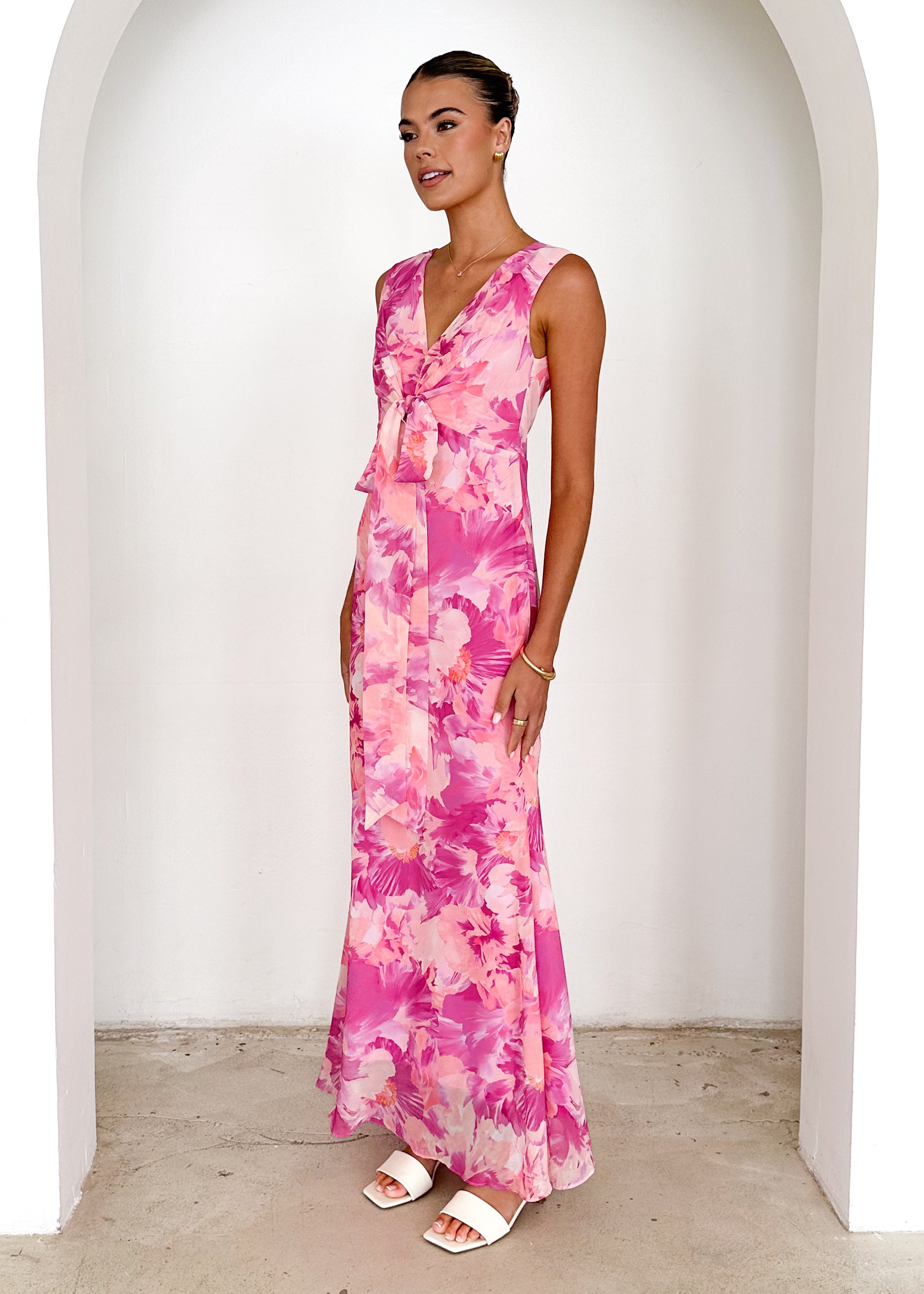 Nikki Maxi Dress - Pink Ziah