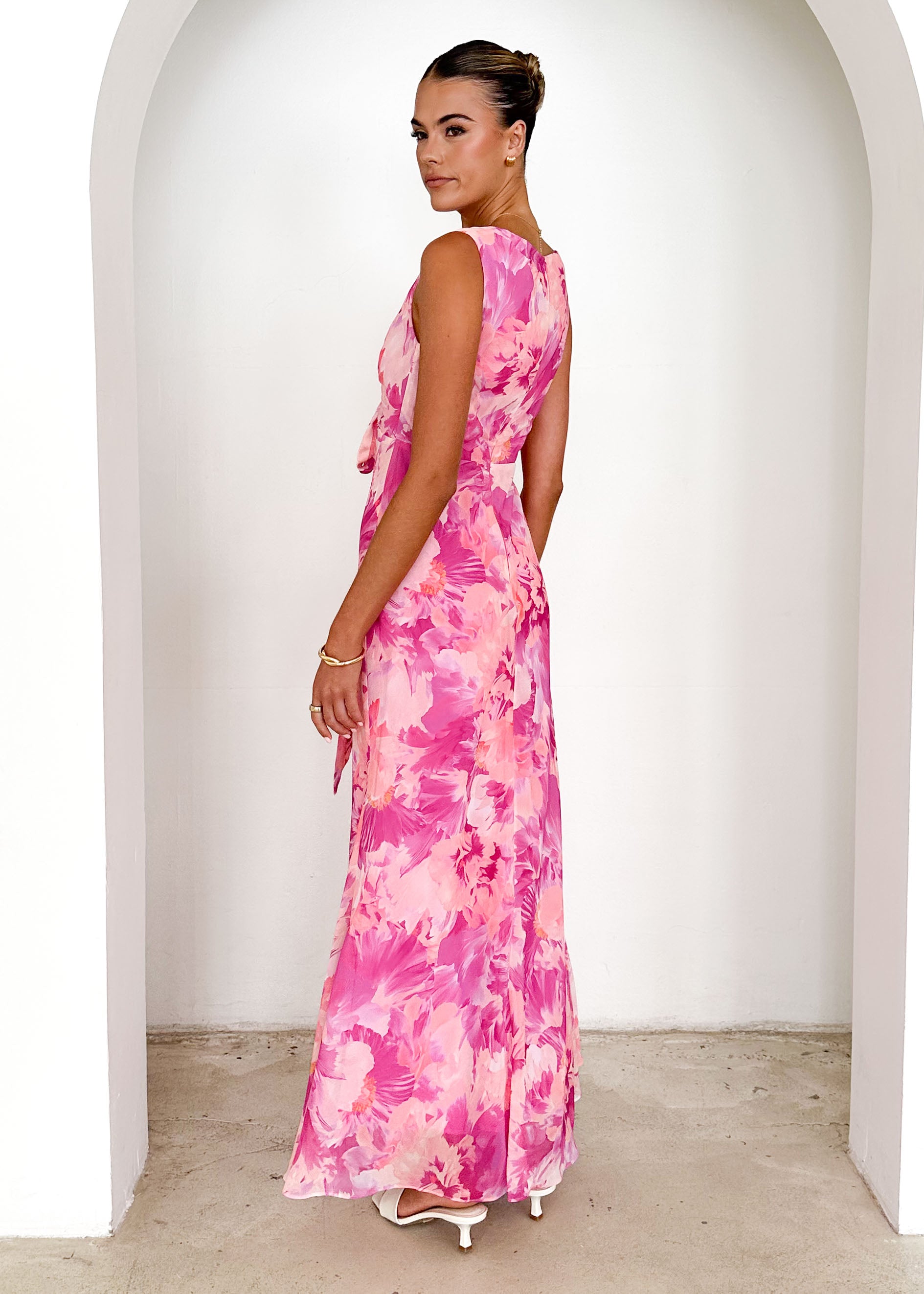 Nikki Maxi Dress - Pink Ziah