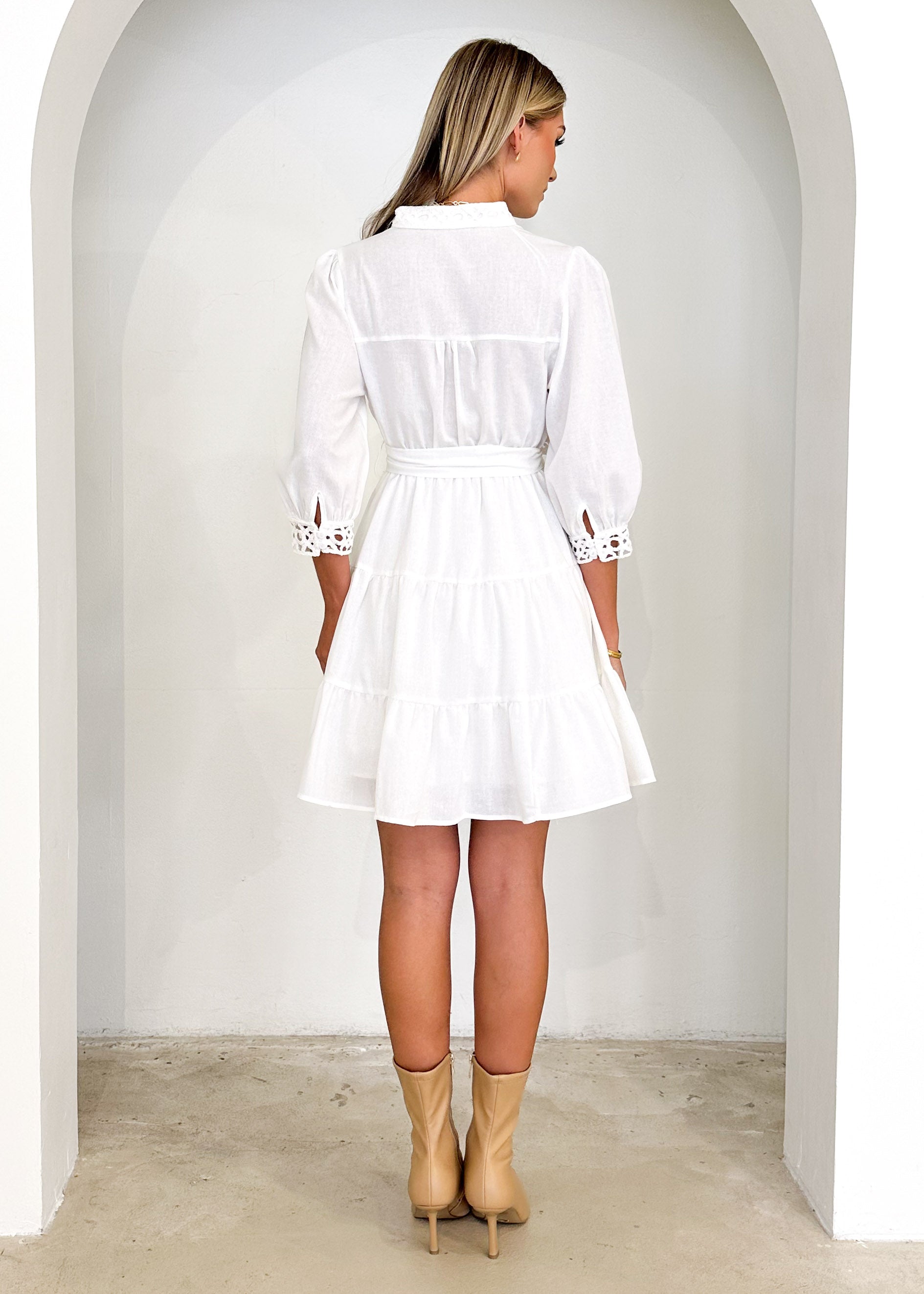Nourla Dress - Off White
