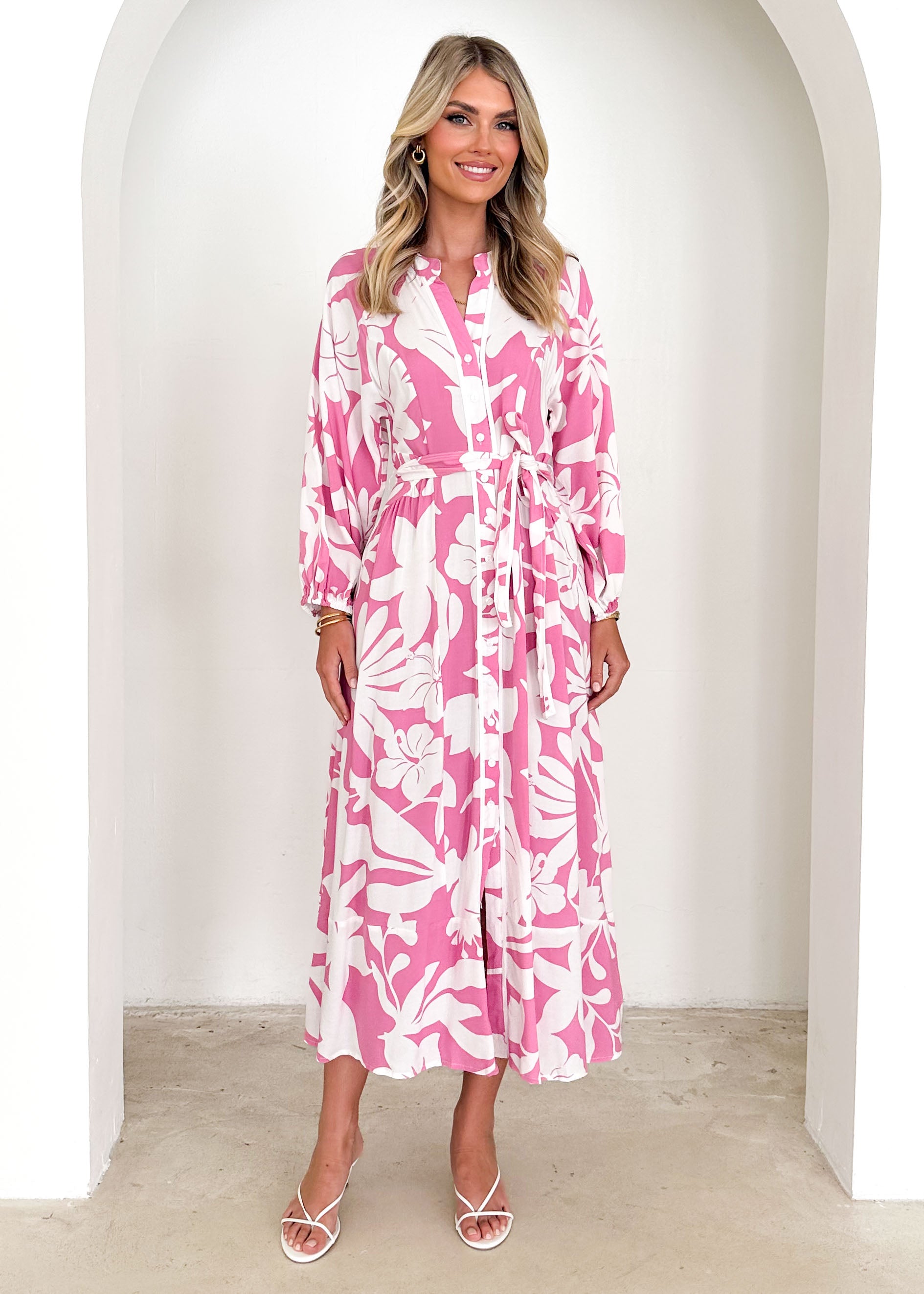 Fernanda Maxi Dress - Nola Pink