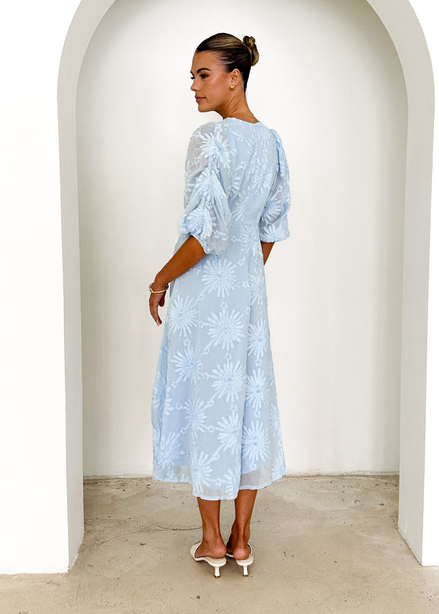 Bayside Midi Dress - Powder Blue