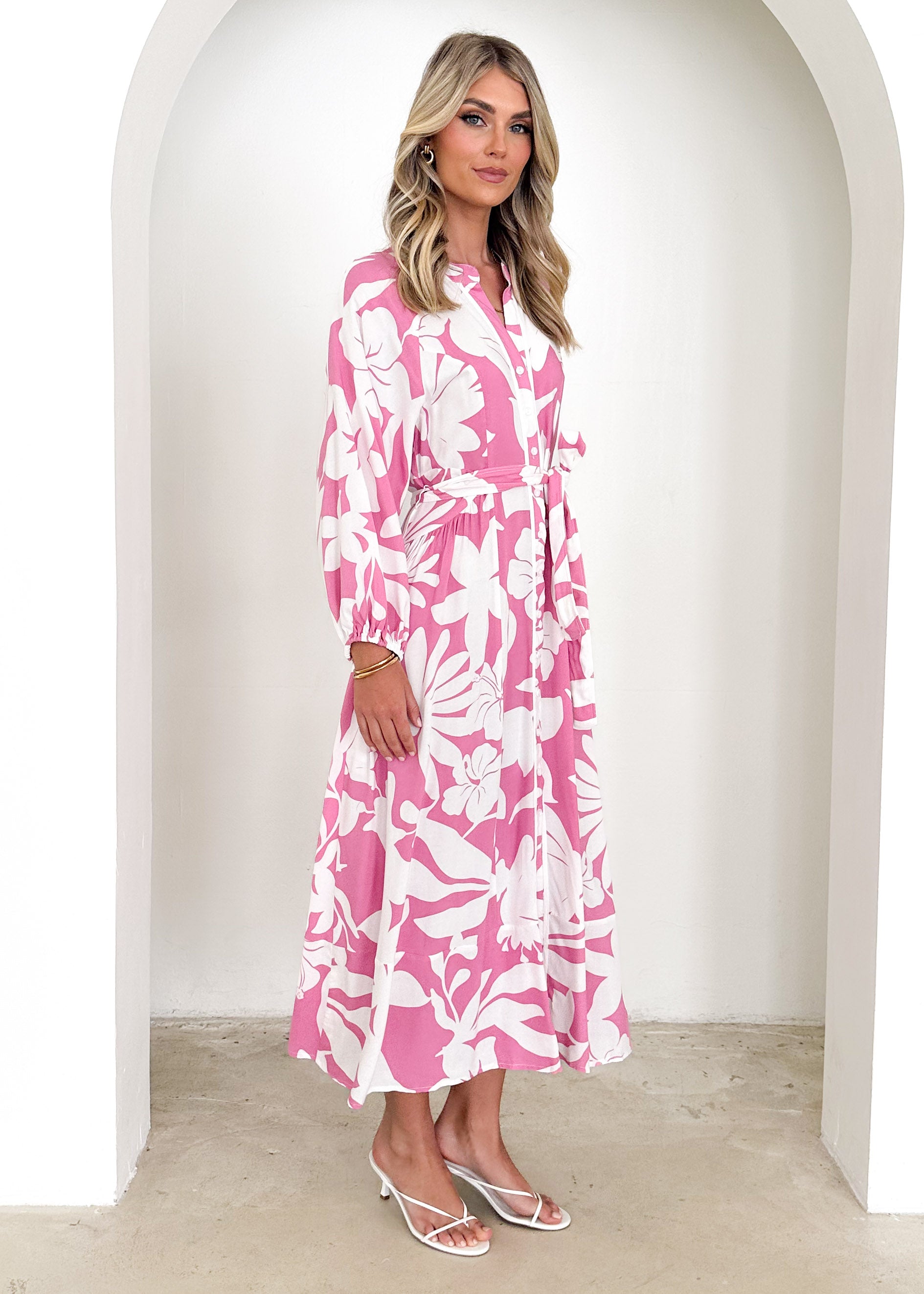 Fernanda Maxi Dress - Nola Pink