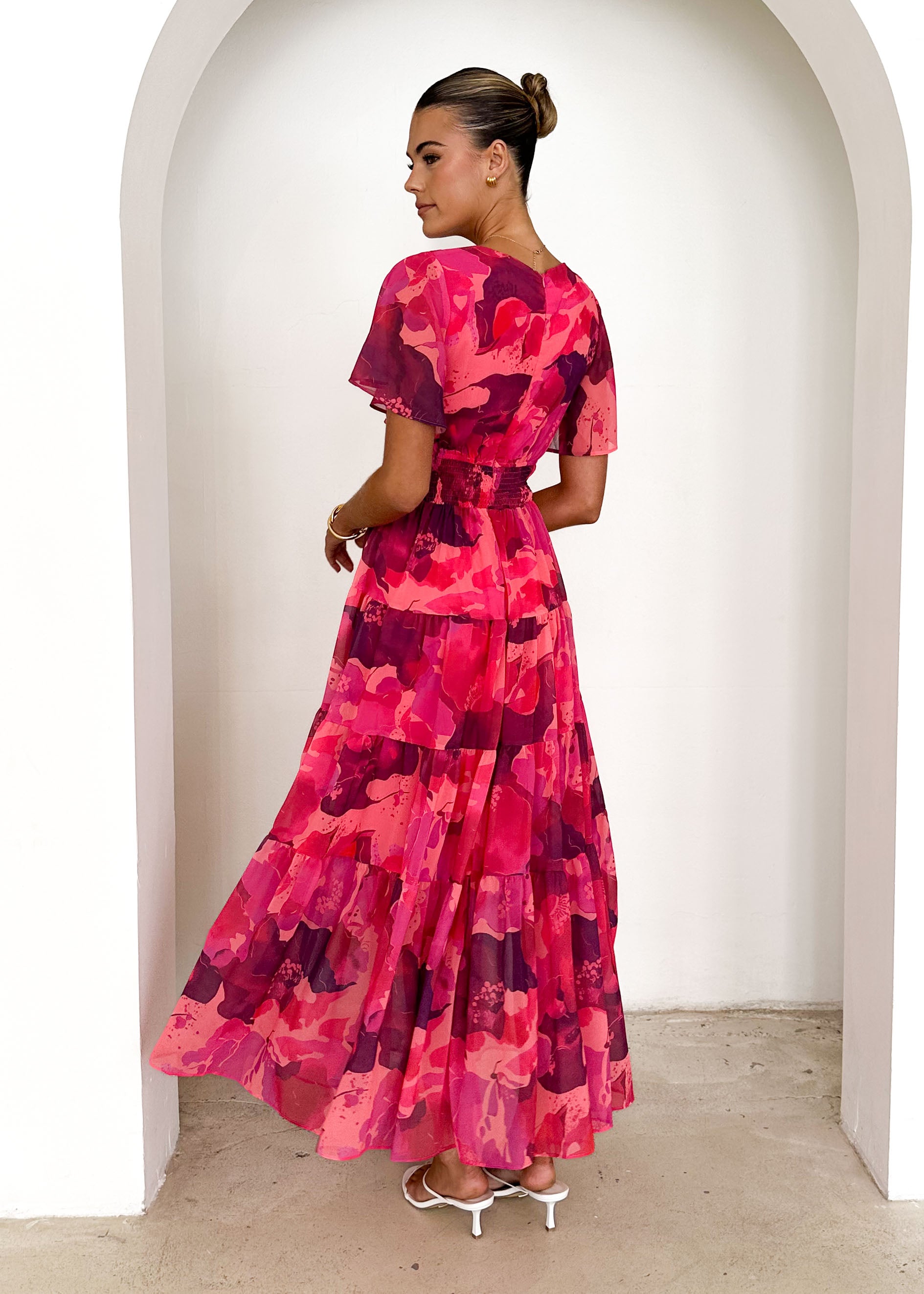 Gracelands Maxi Dress - Magenta Rush