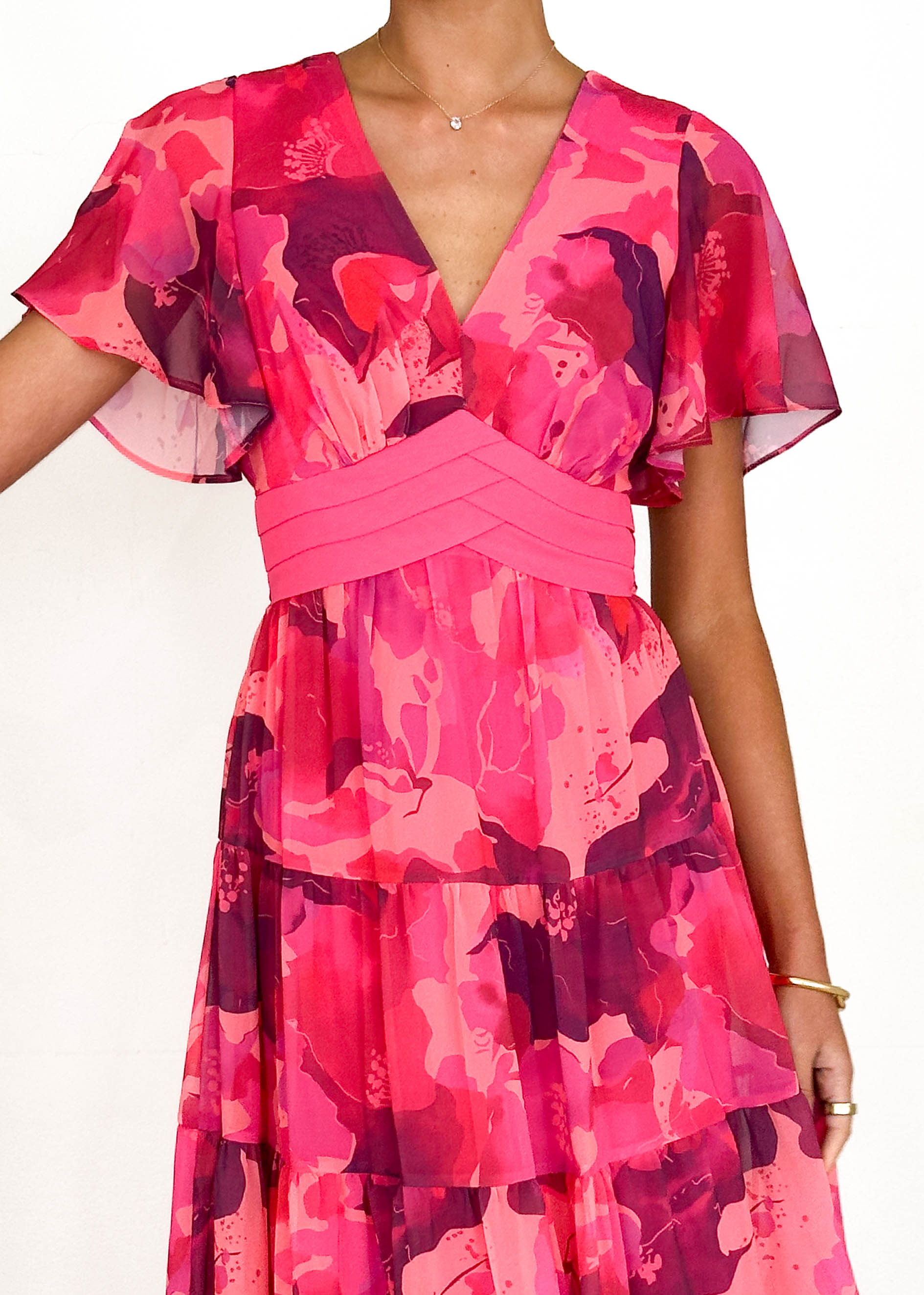 Gracelands Maxi Dress - Magenta Rush