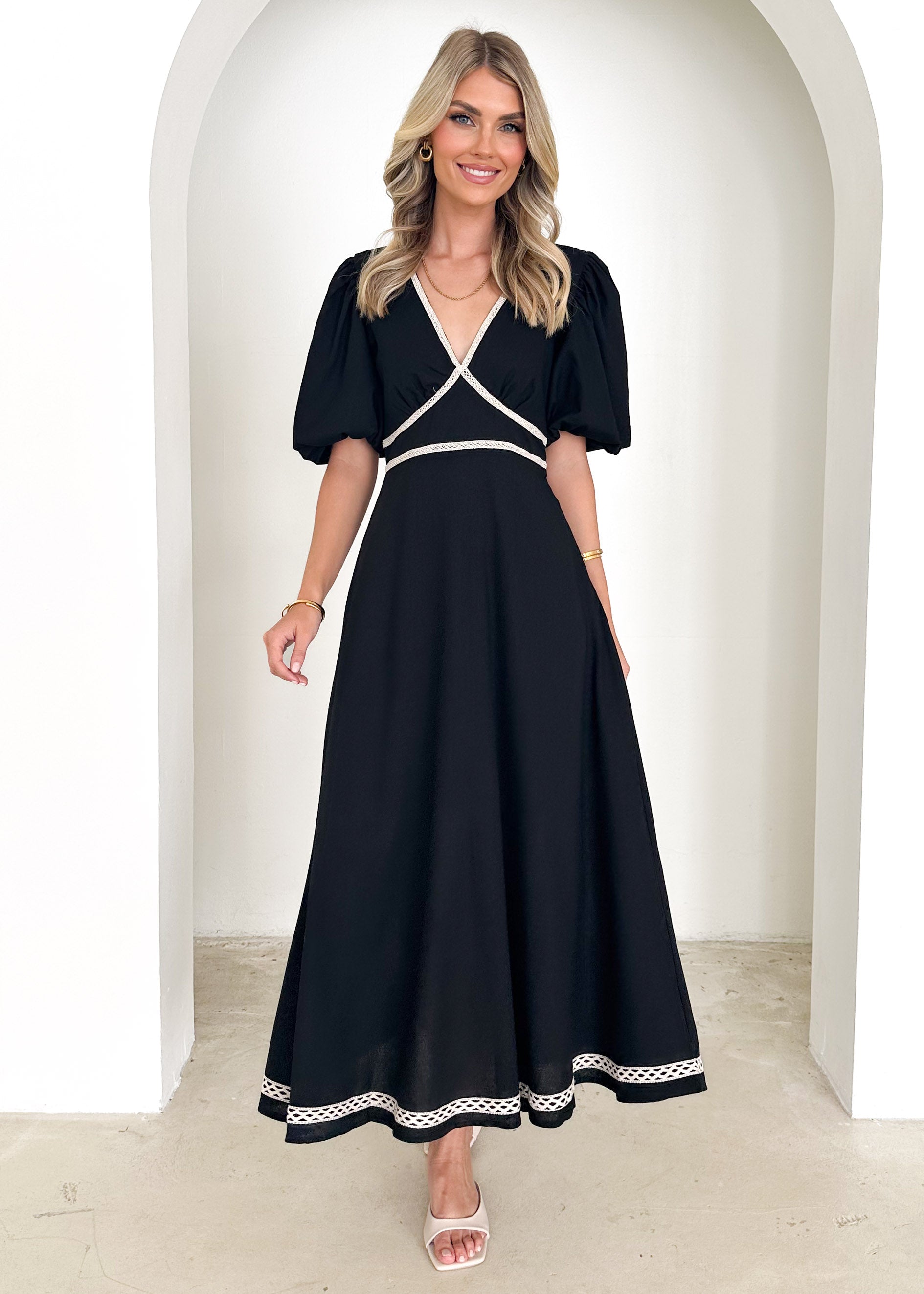 Ellodie Maxi Dress - Black