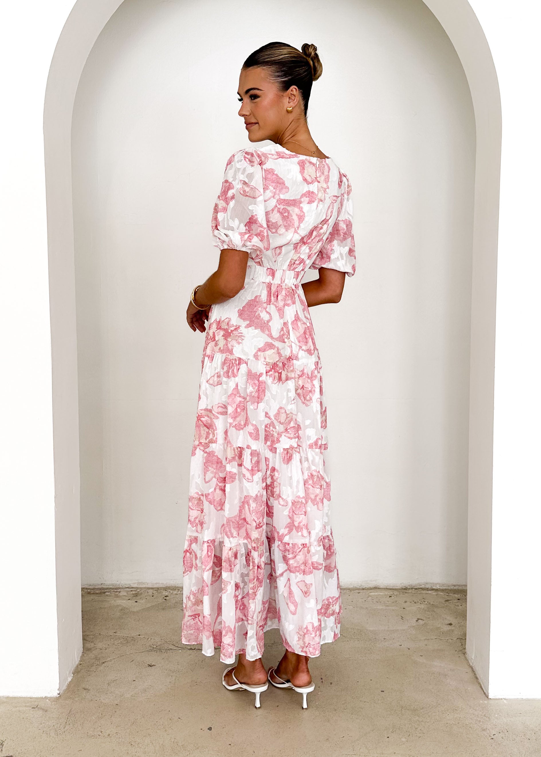 Casablanca Maxi Dress - Pink Rose