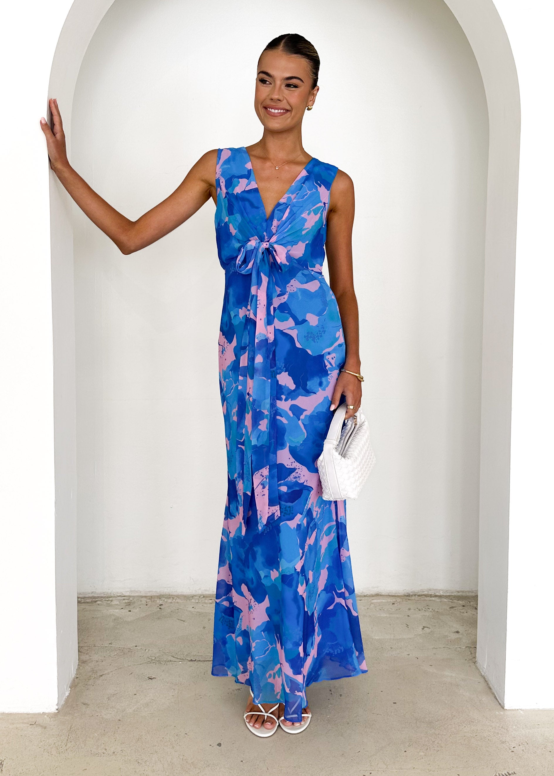 Nikki Maxi Dress - Blue Rush