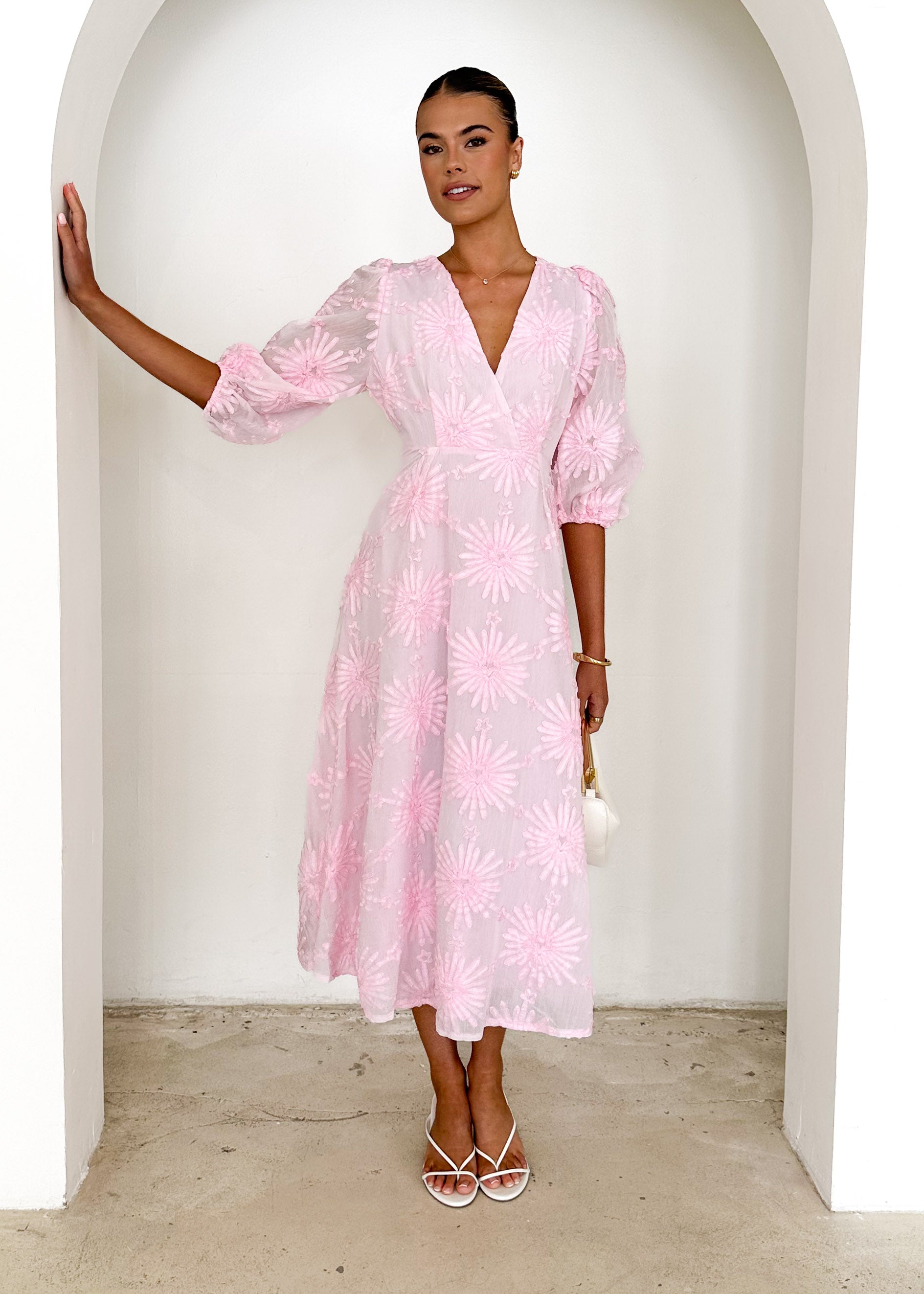 Bayside Midi Dress - Pink