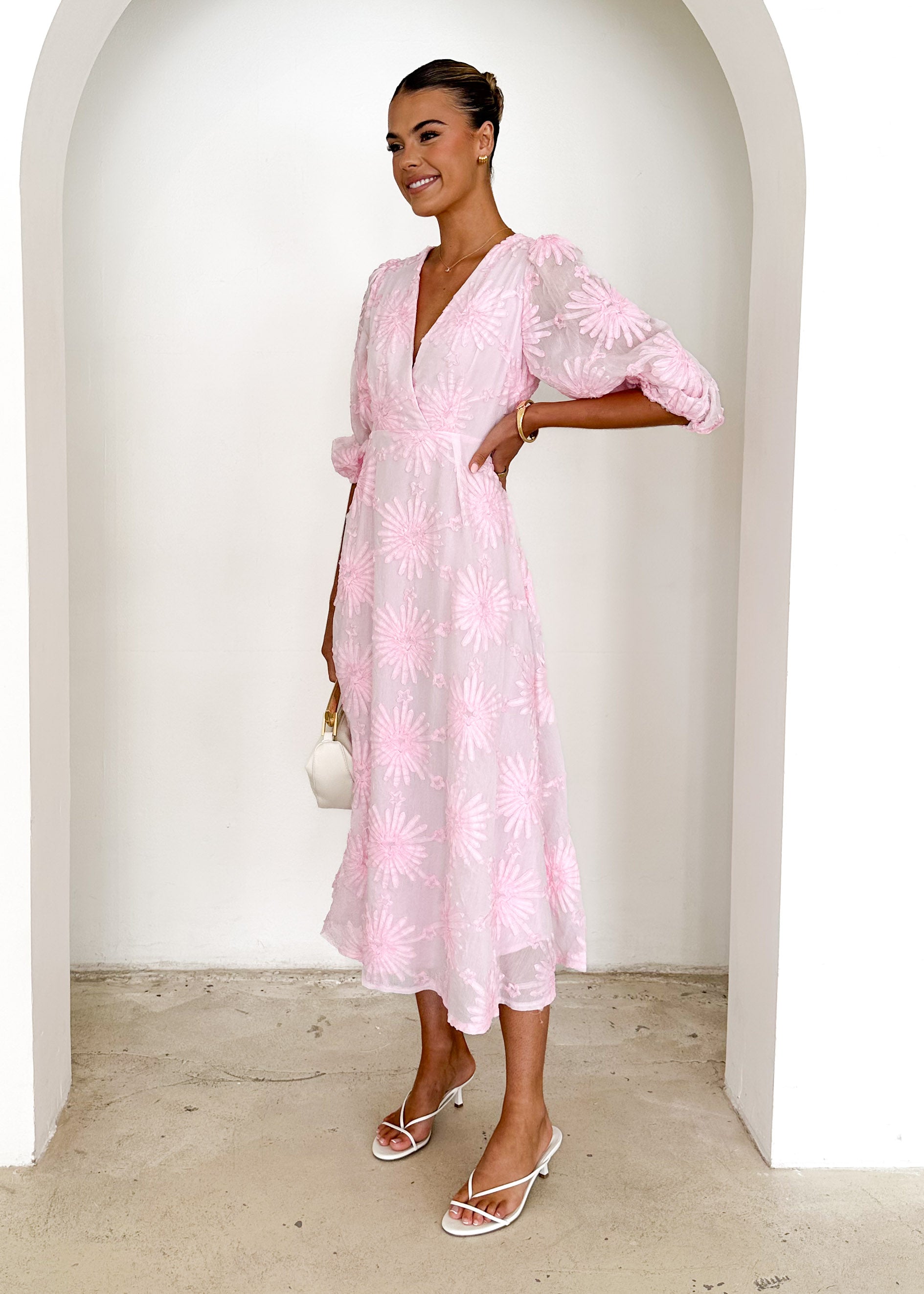 Bayside Midi Dress - Pink