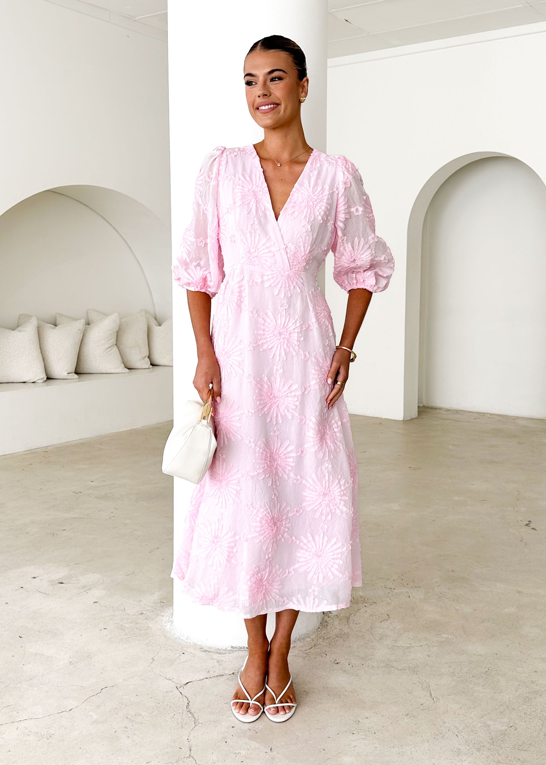 Bayside Midi Dress - Pink