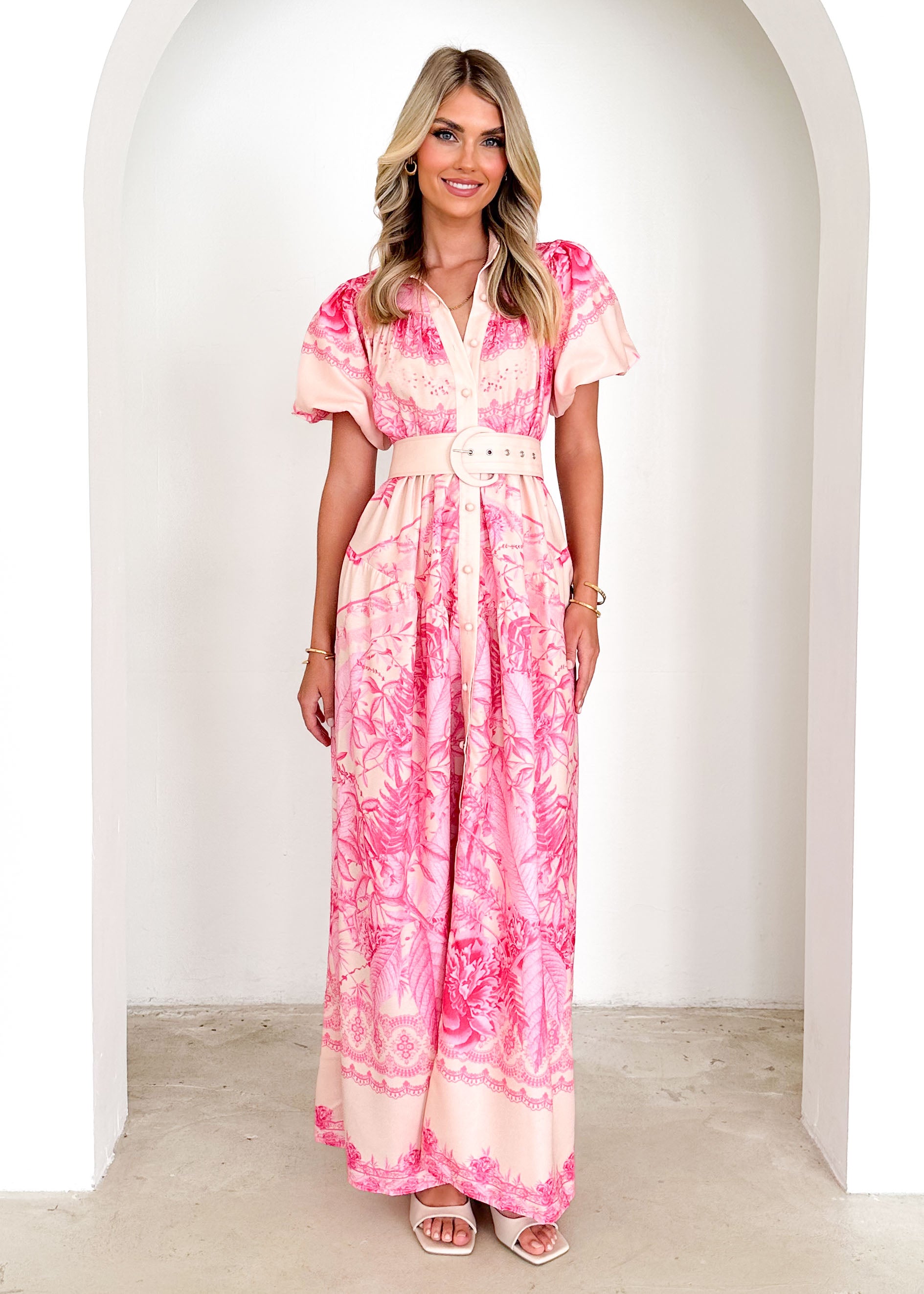 Anouk Maxi Dress - Madeline Pink