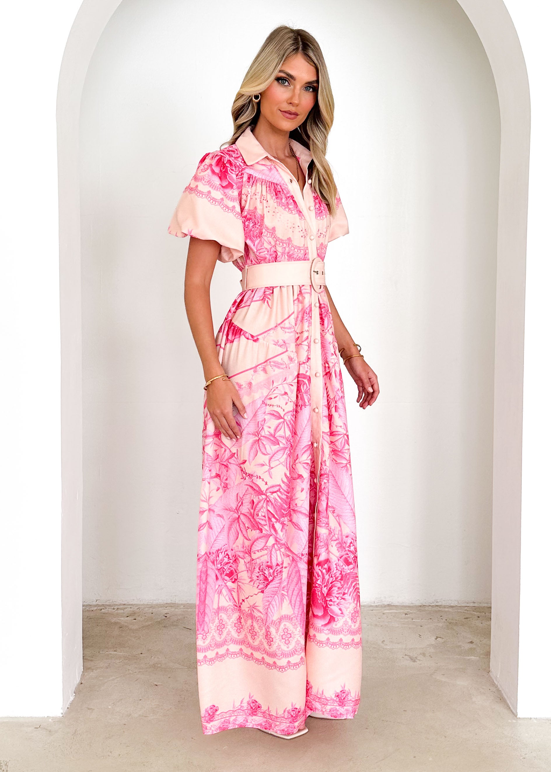 Anouk Maxi Dress - Madeline Pink