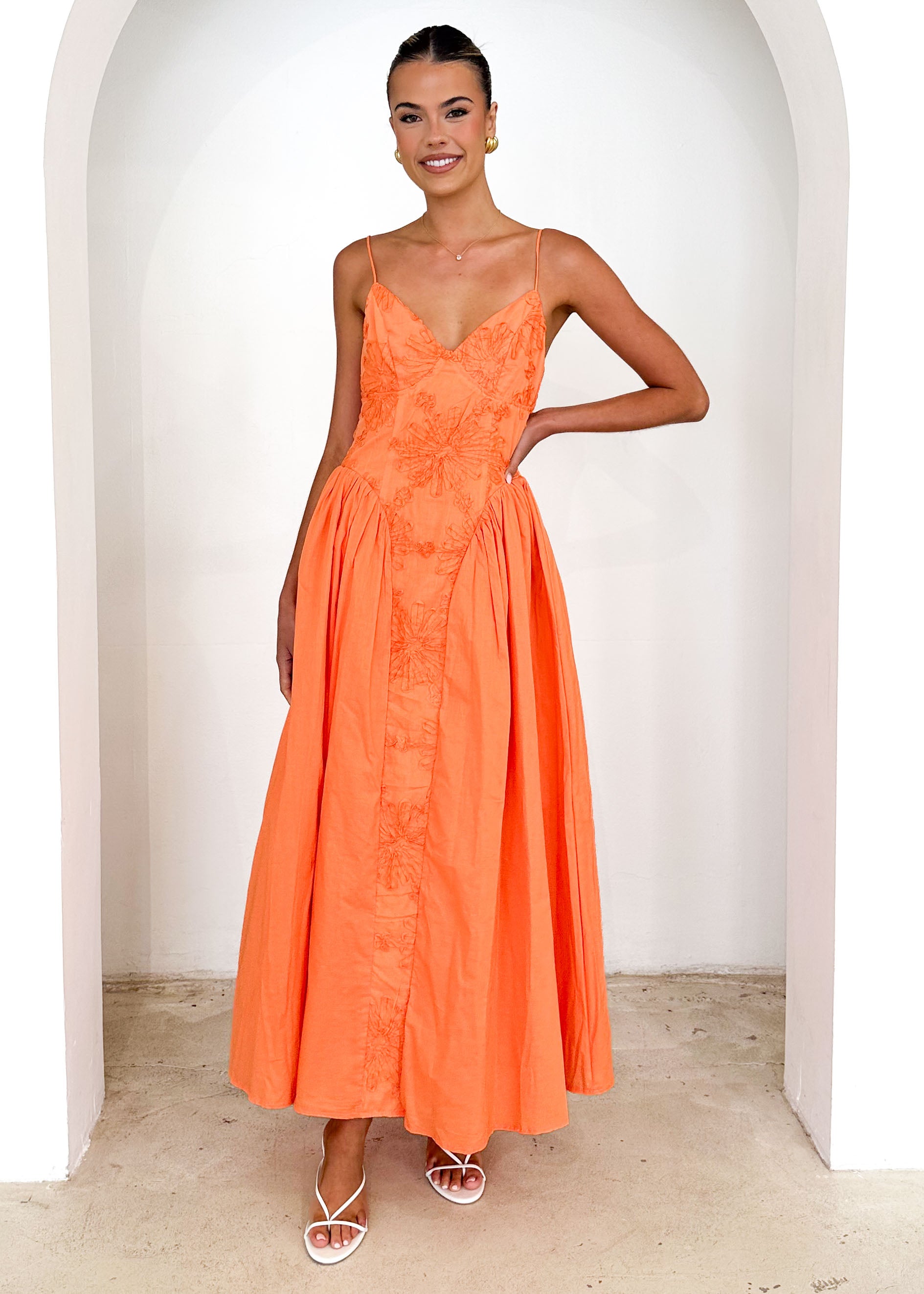 Kassi Maxi Dress - Orange