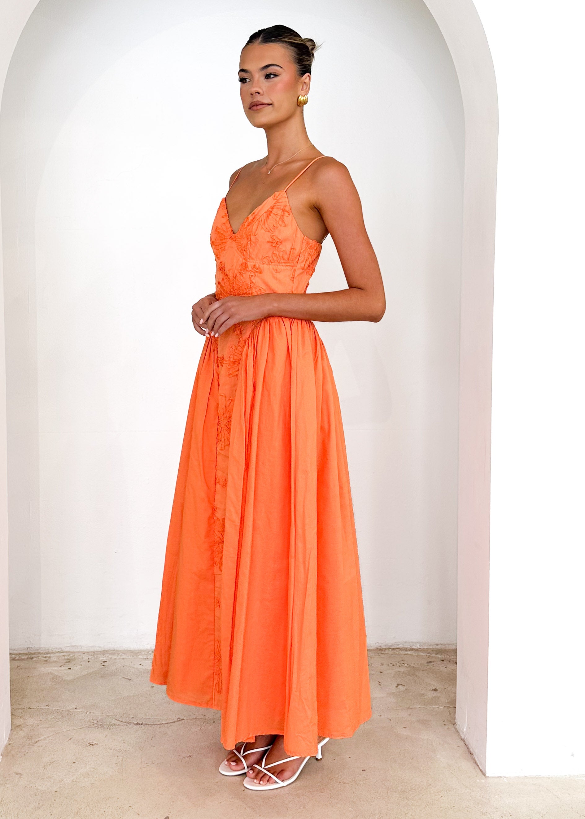 Kassi Maxi Dress - Orange