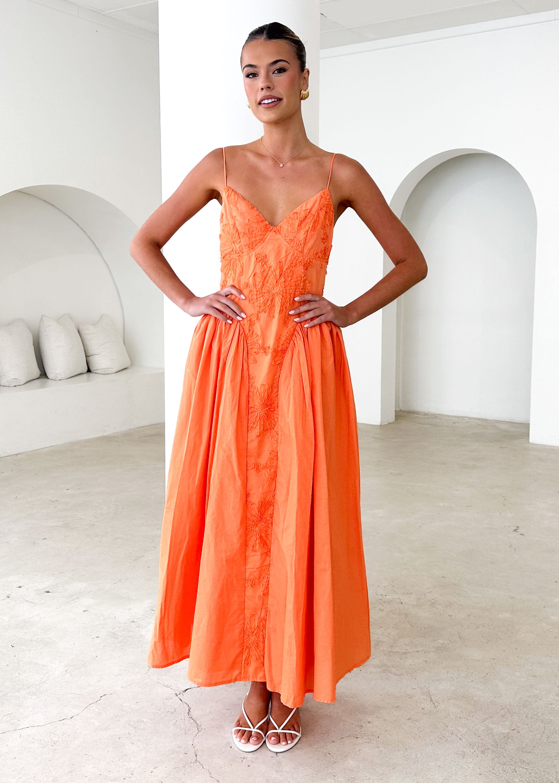 Kassi Maxi Dress - Orange