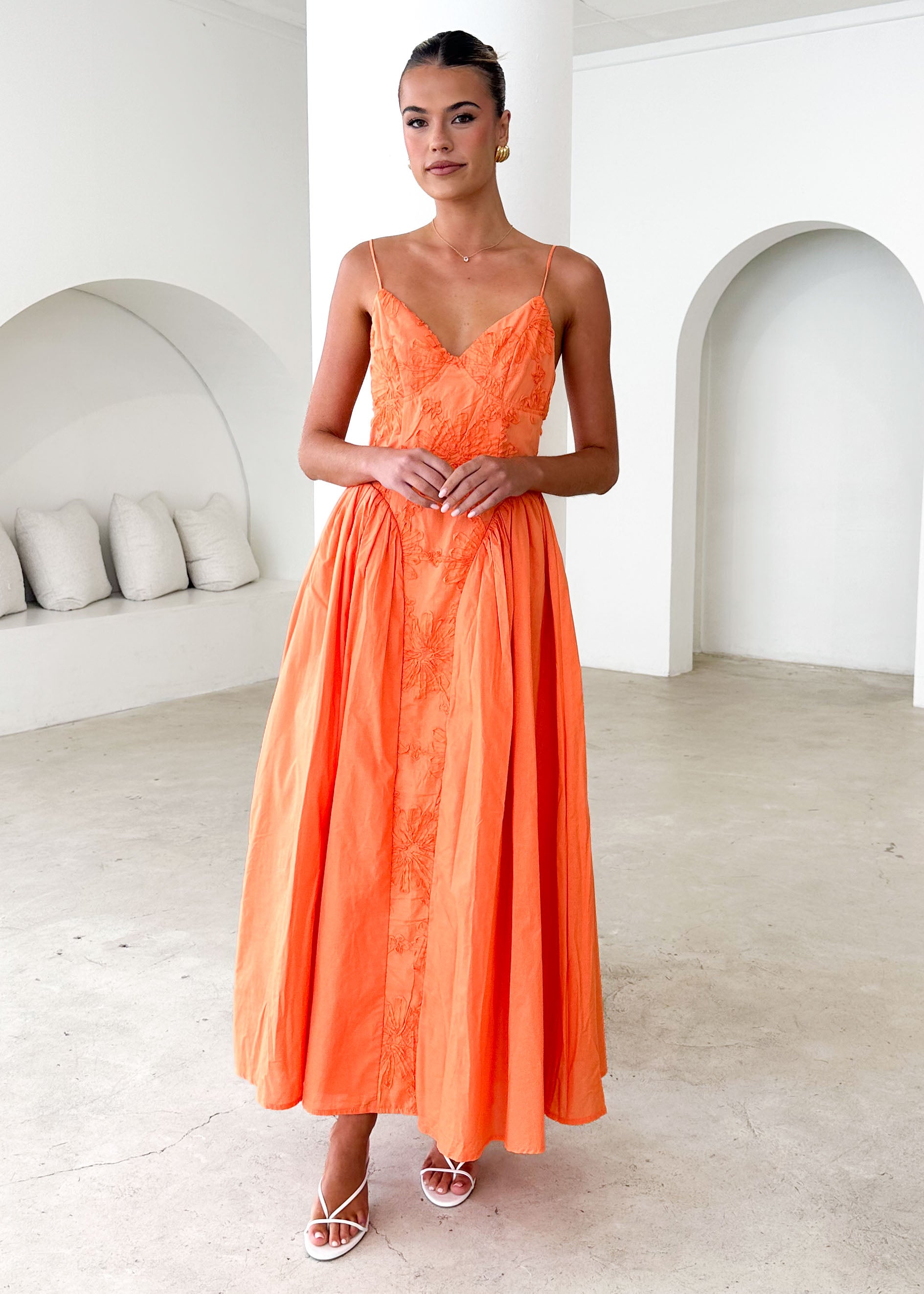 Kassi Maxi Dress - Orange