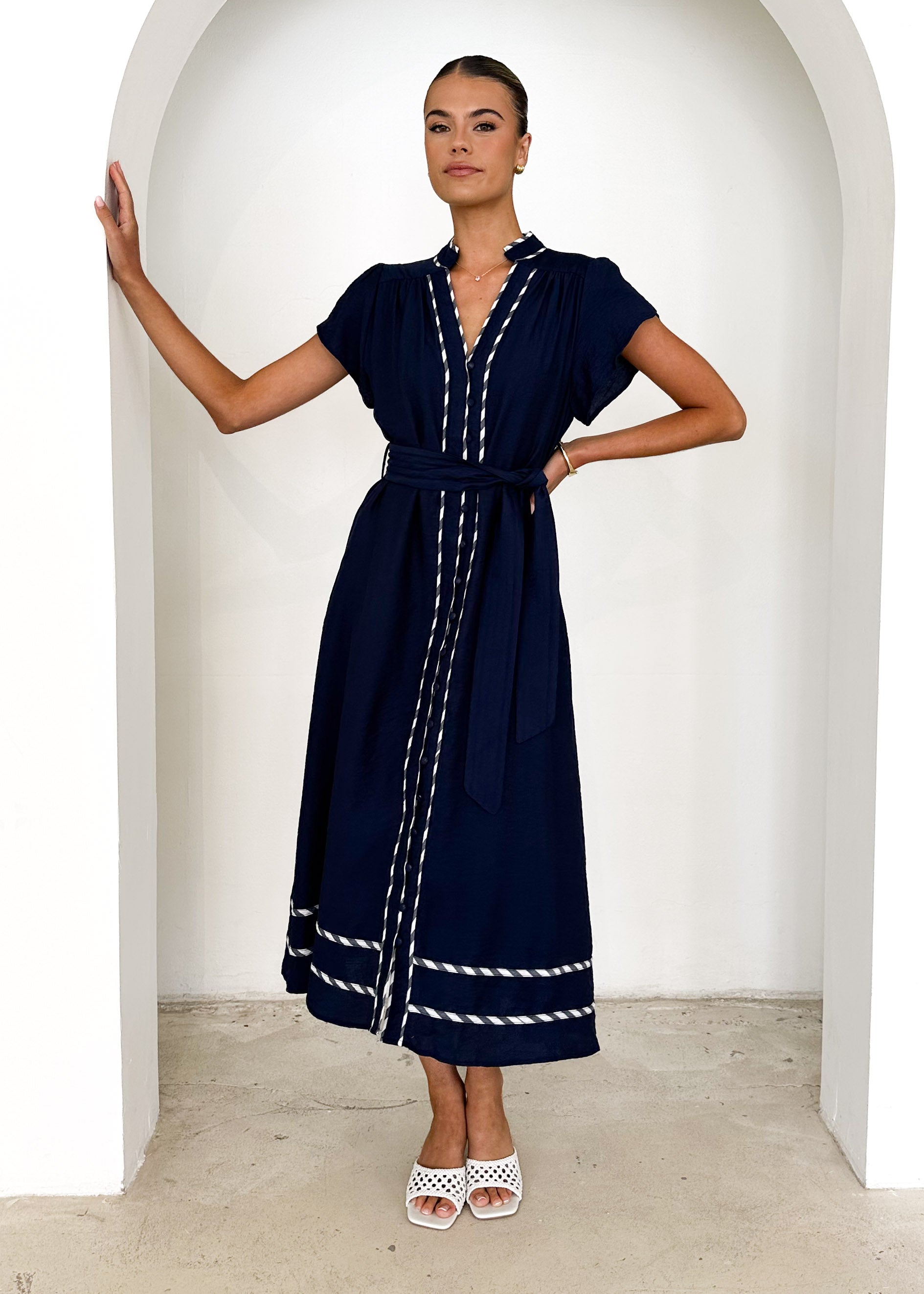 Sangria Maxi Dress - Navy