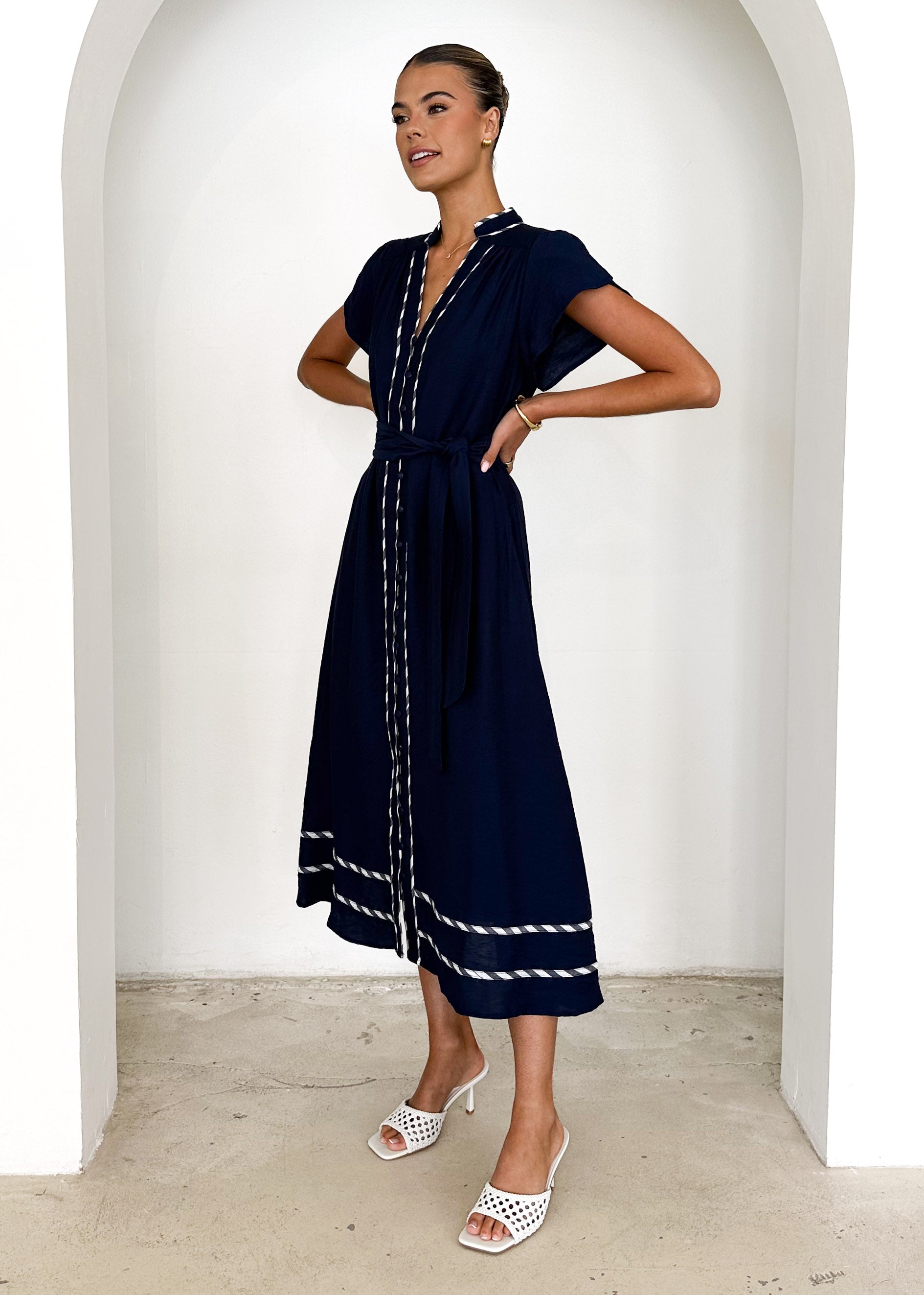 Sangria Maxi Dress - Navy