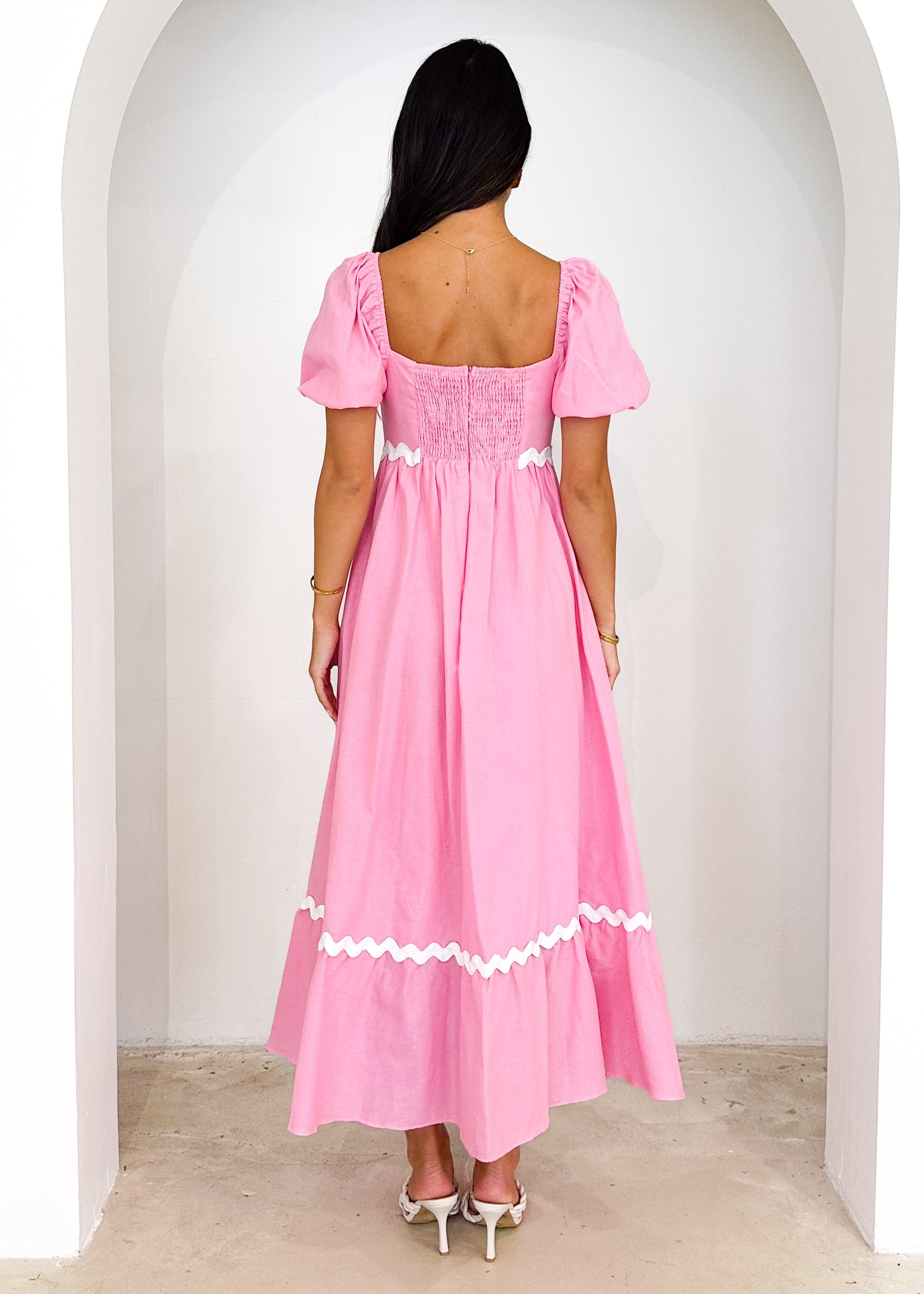 Megser Maxi Dress - Pink