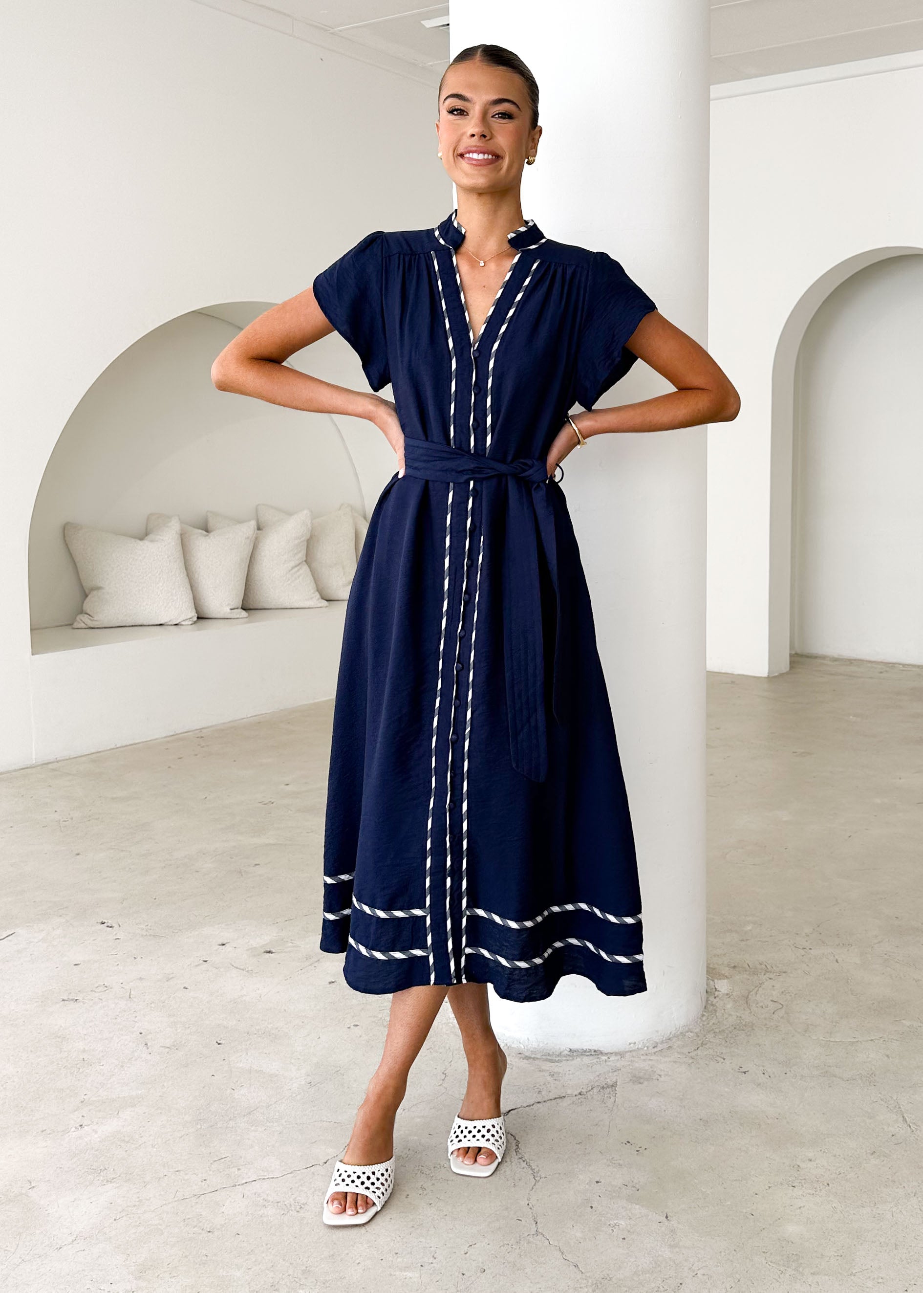 Sangria Maxi Dress - Navy