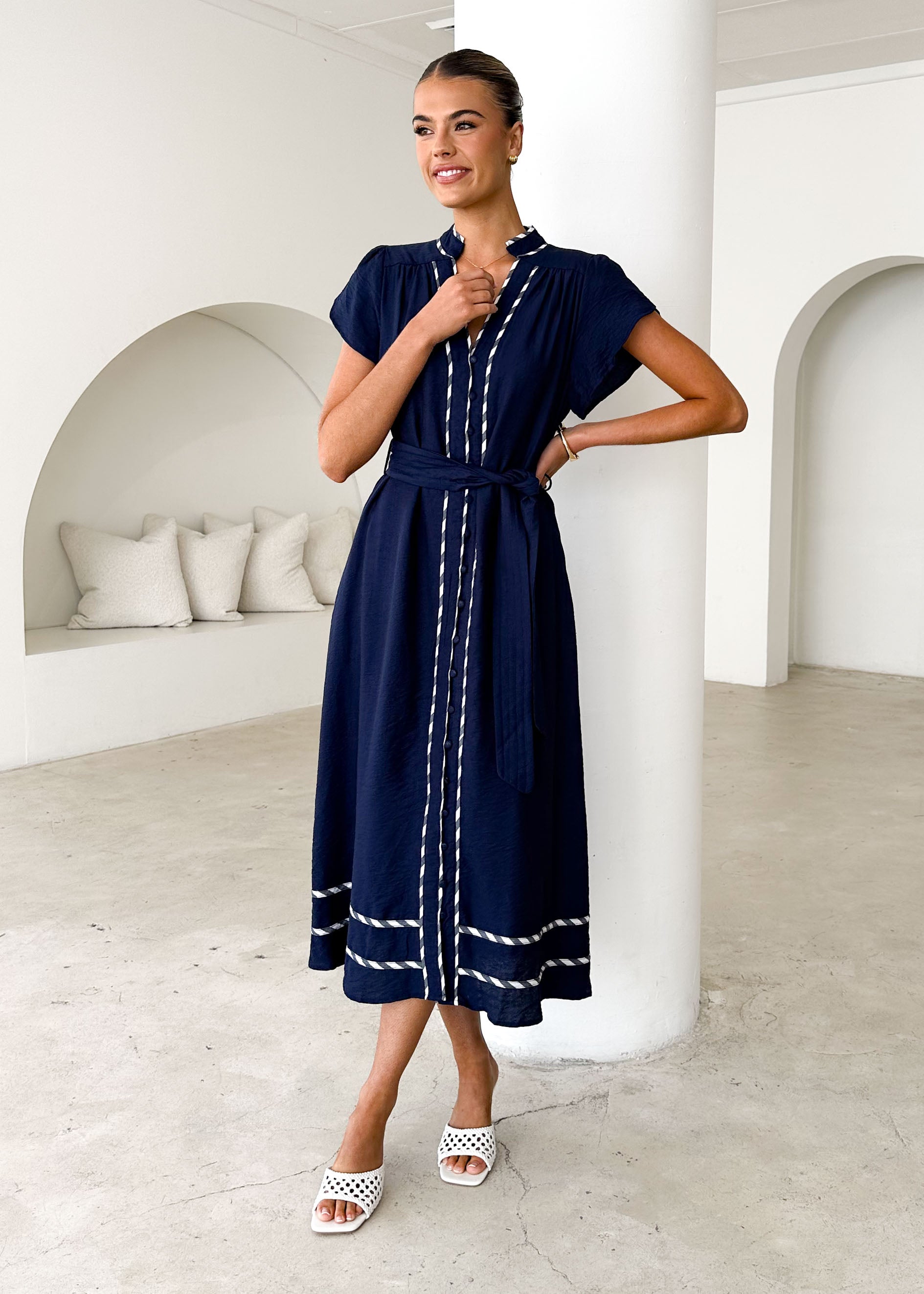 Sangria Maxi Dress - Navy