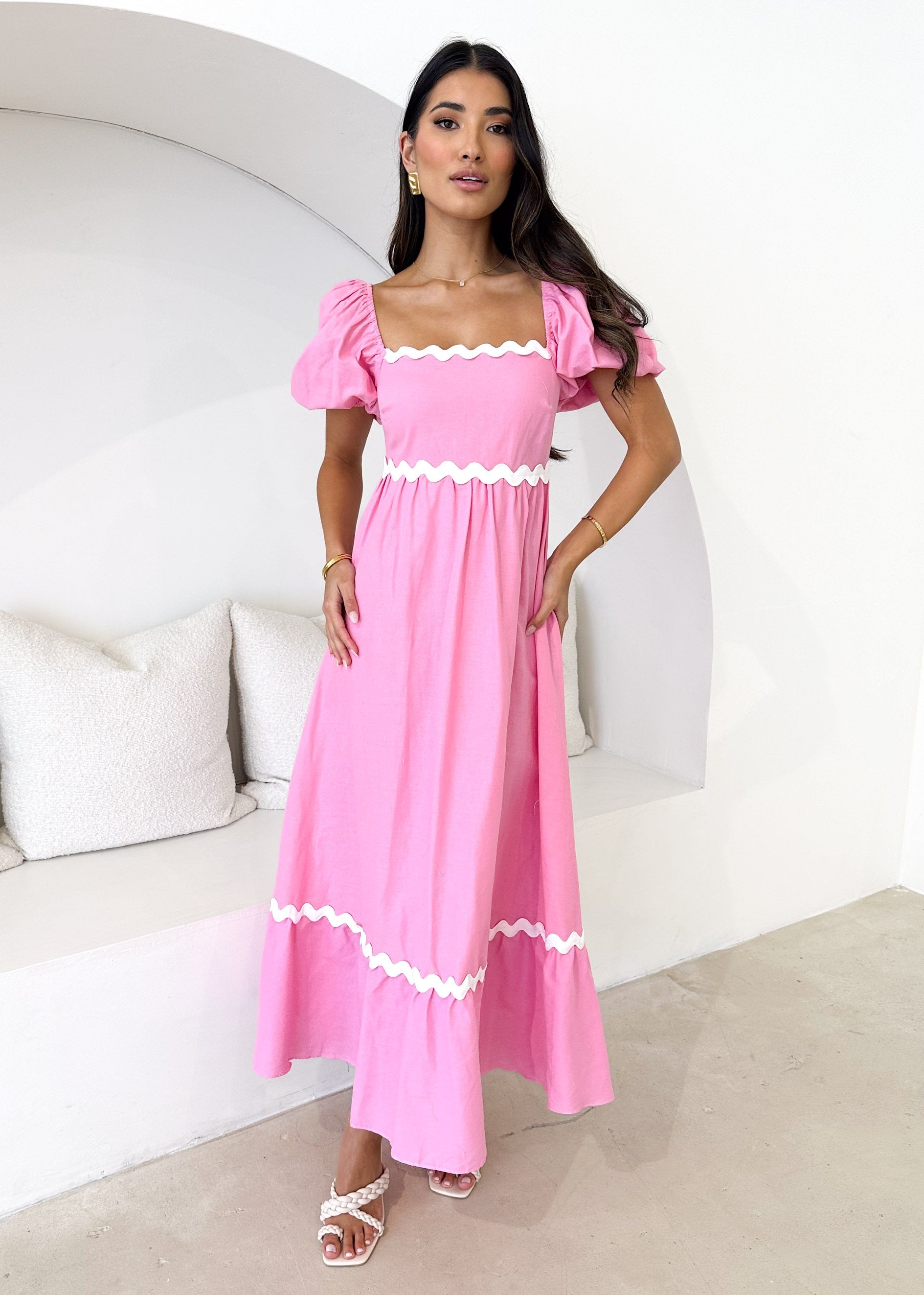 Megser Maxi Dress - Pink