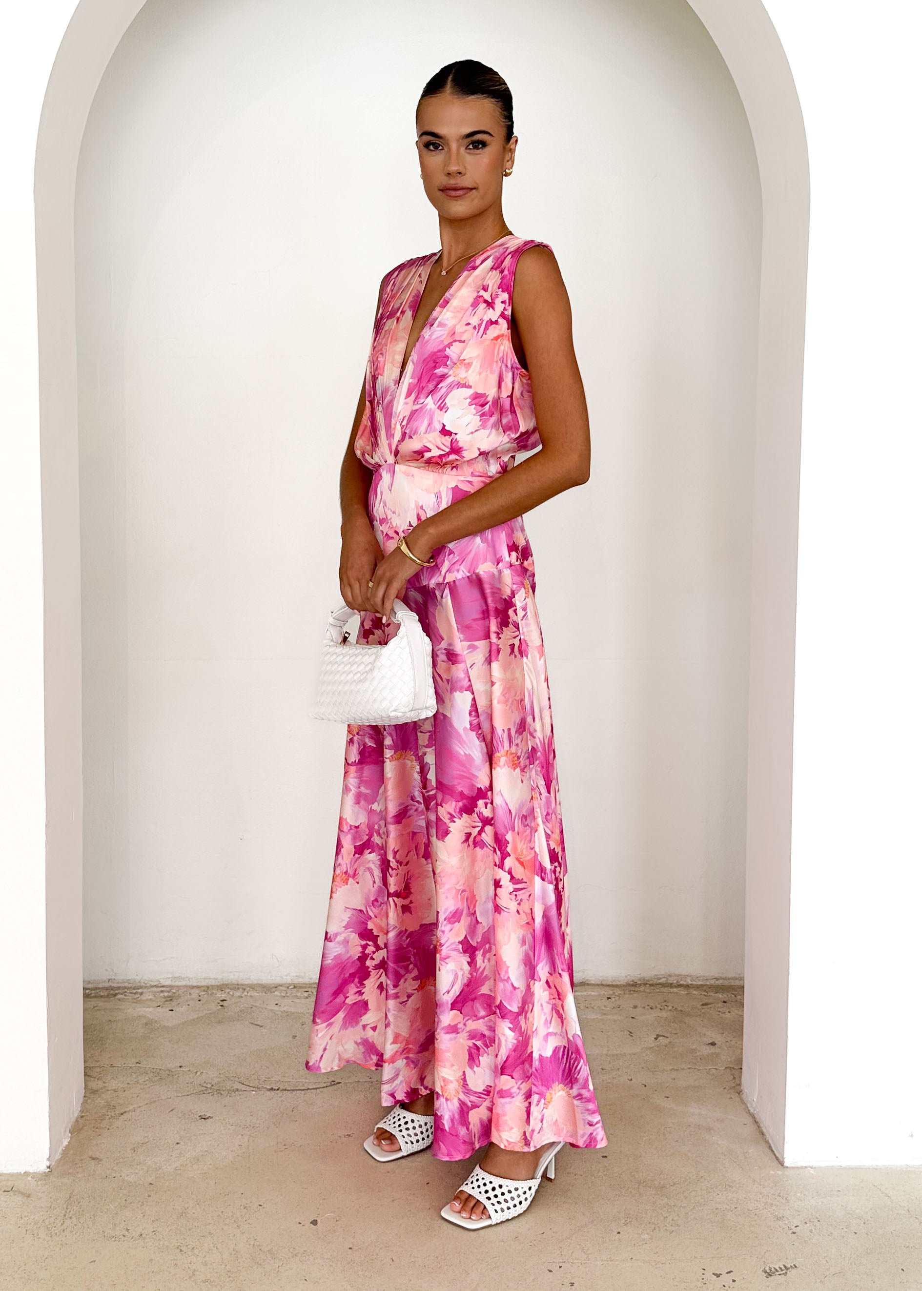 Divinity Maxi Dress - Pink Floral