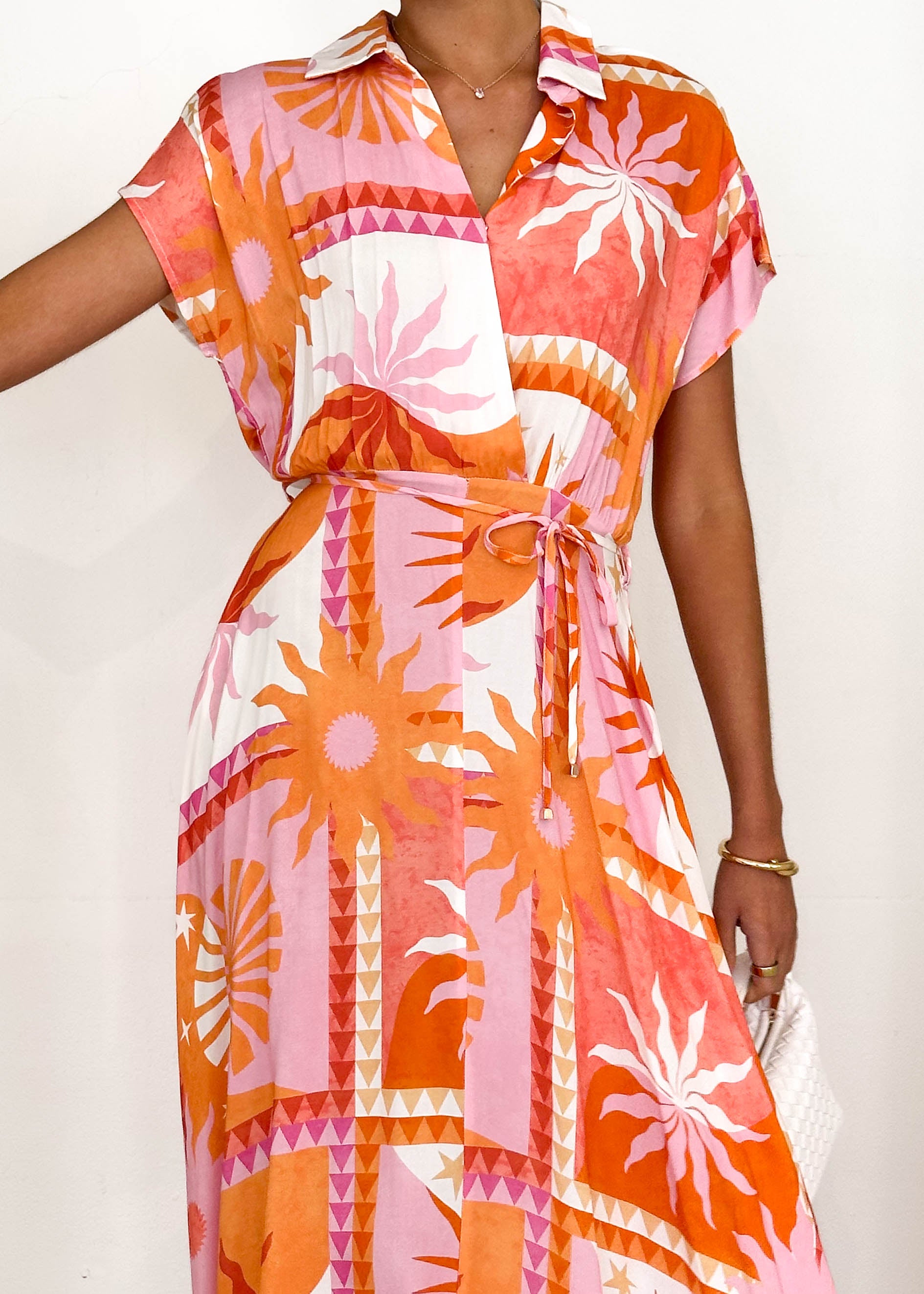 Leo Maxi Dress - Orange Eliana