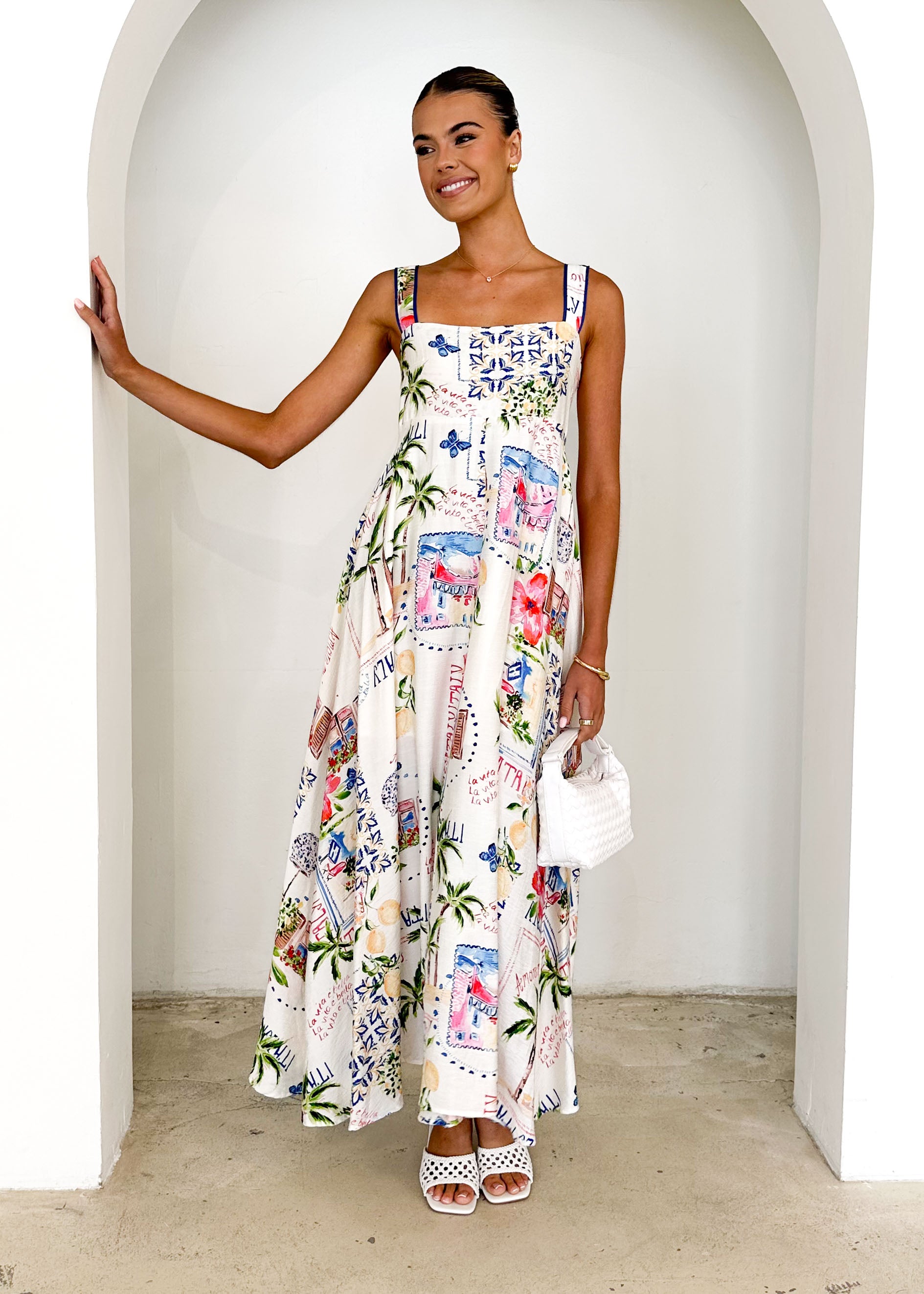 Jackie Maxi Dress - Tropical Palm