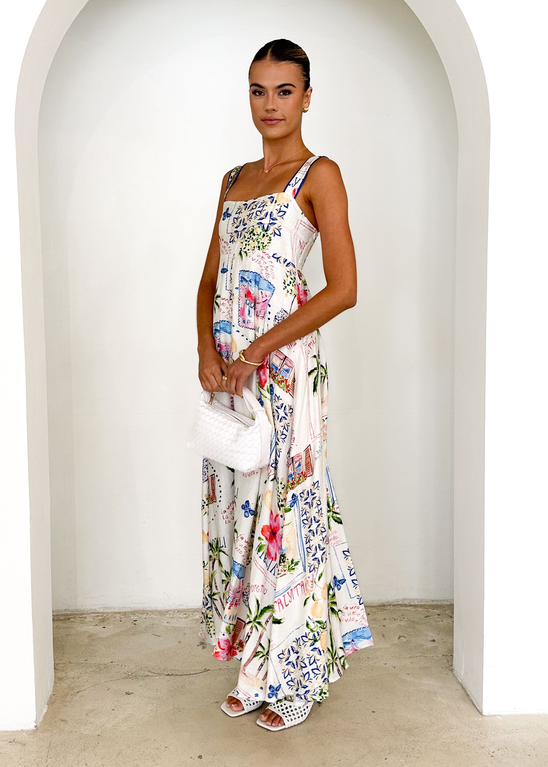 Jackie Maxi Dress - Tropical Palm