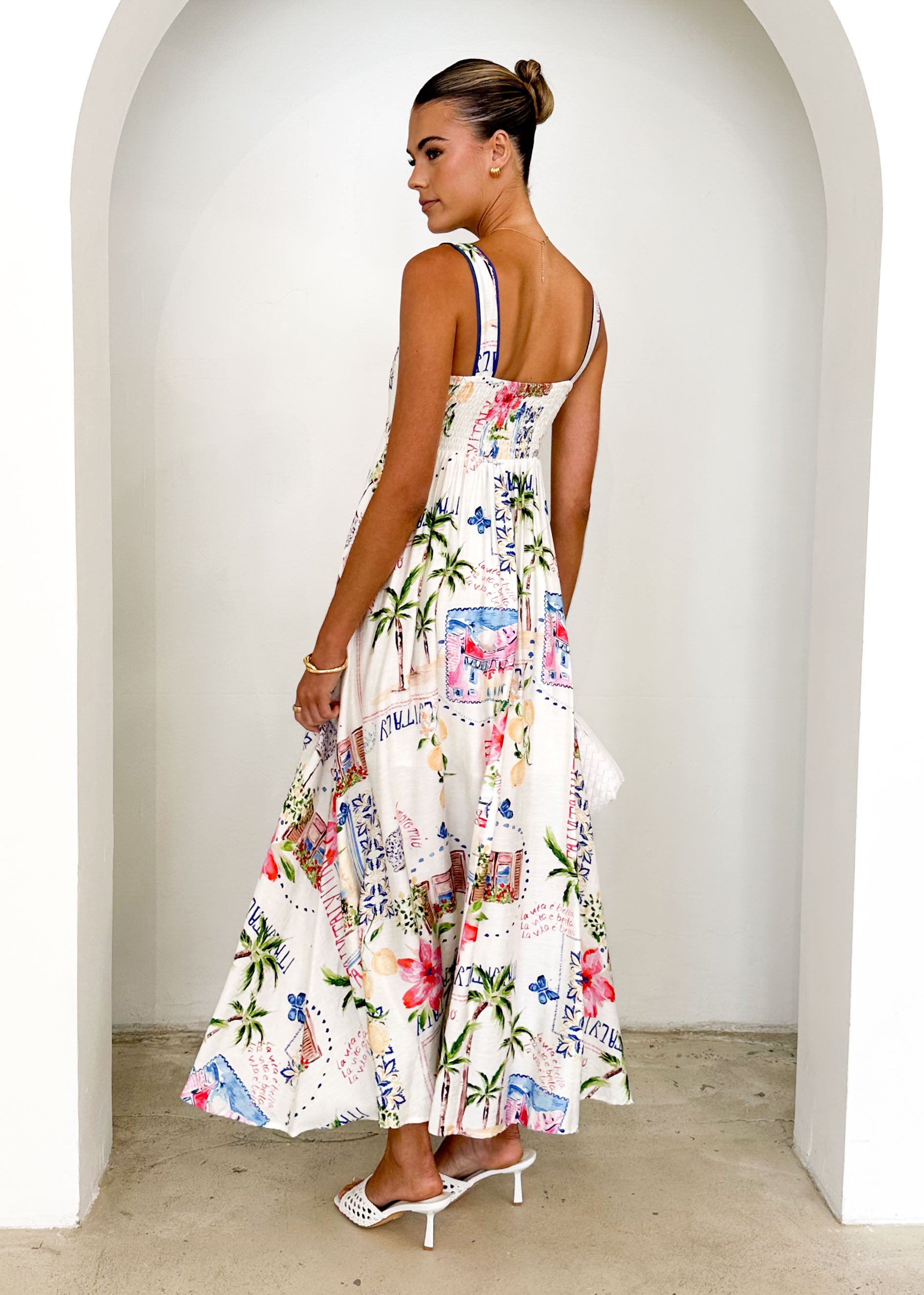 Jackie Maxi Dress - Tropical Palm