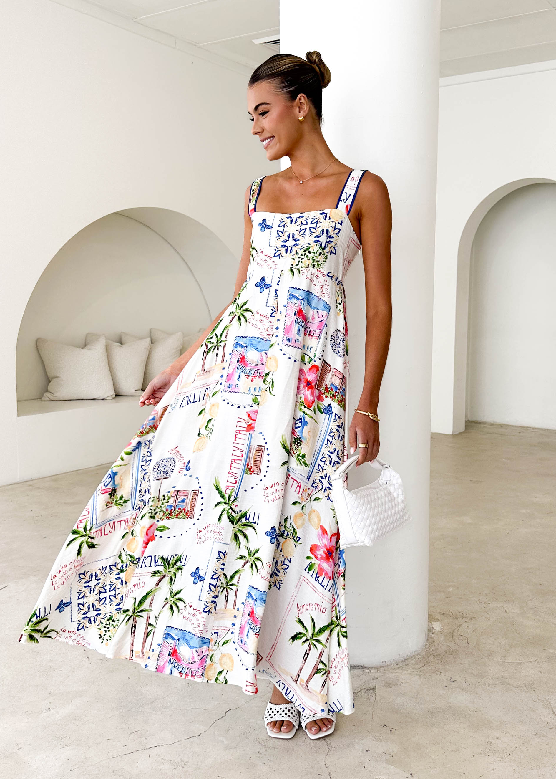 Jackie Maxi Dress - Tropical Palm