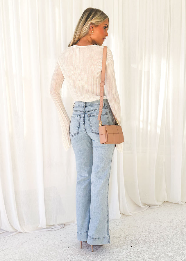 Solita Wide Leg Jeans - Blue