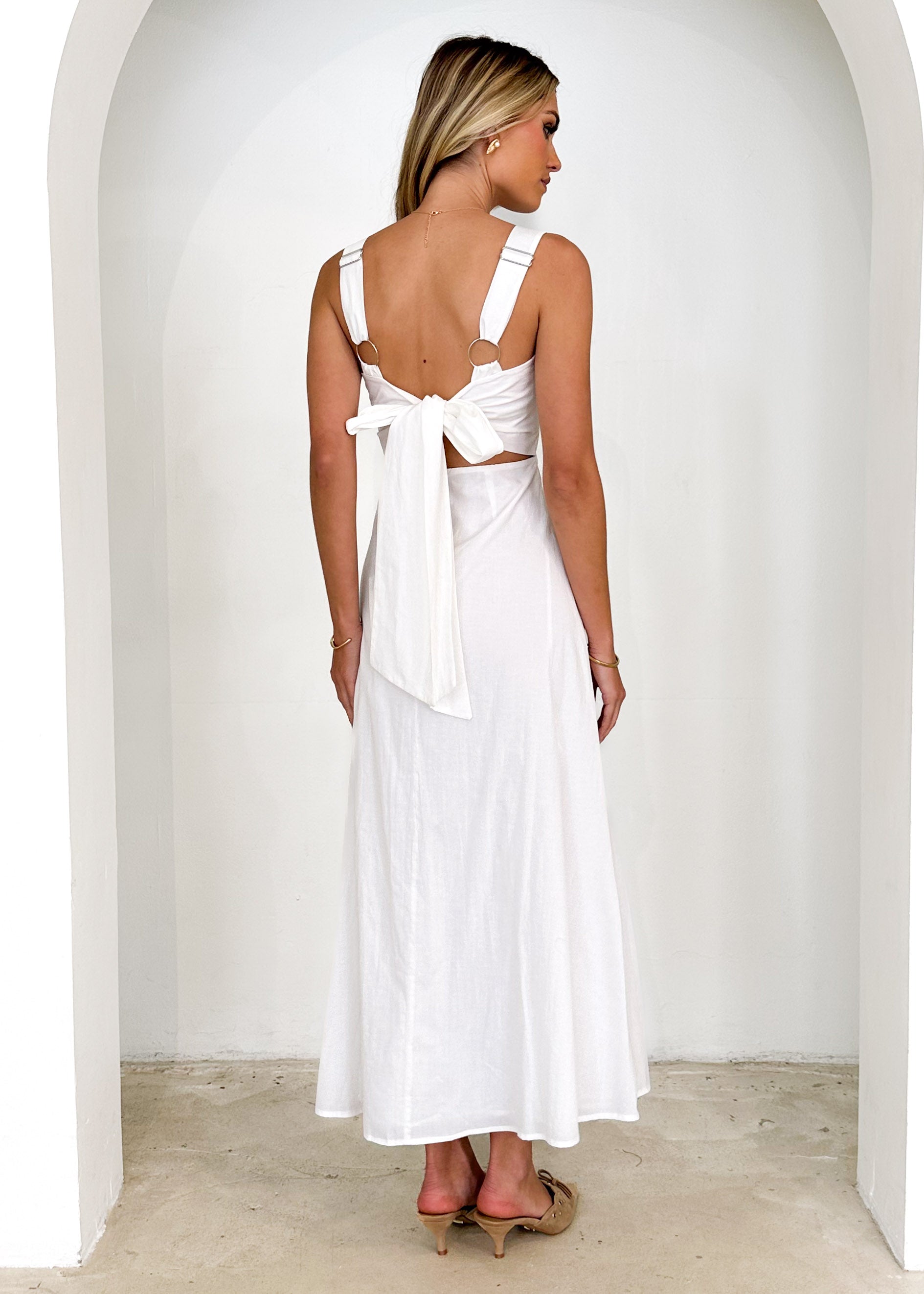 Palace Maxi Dress - Off White