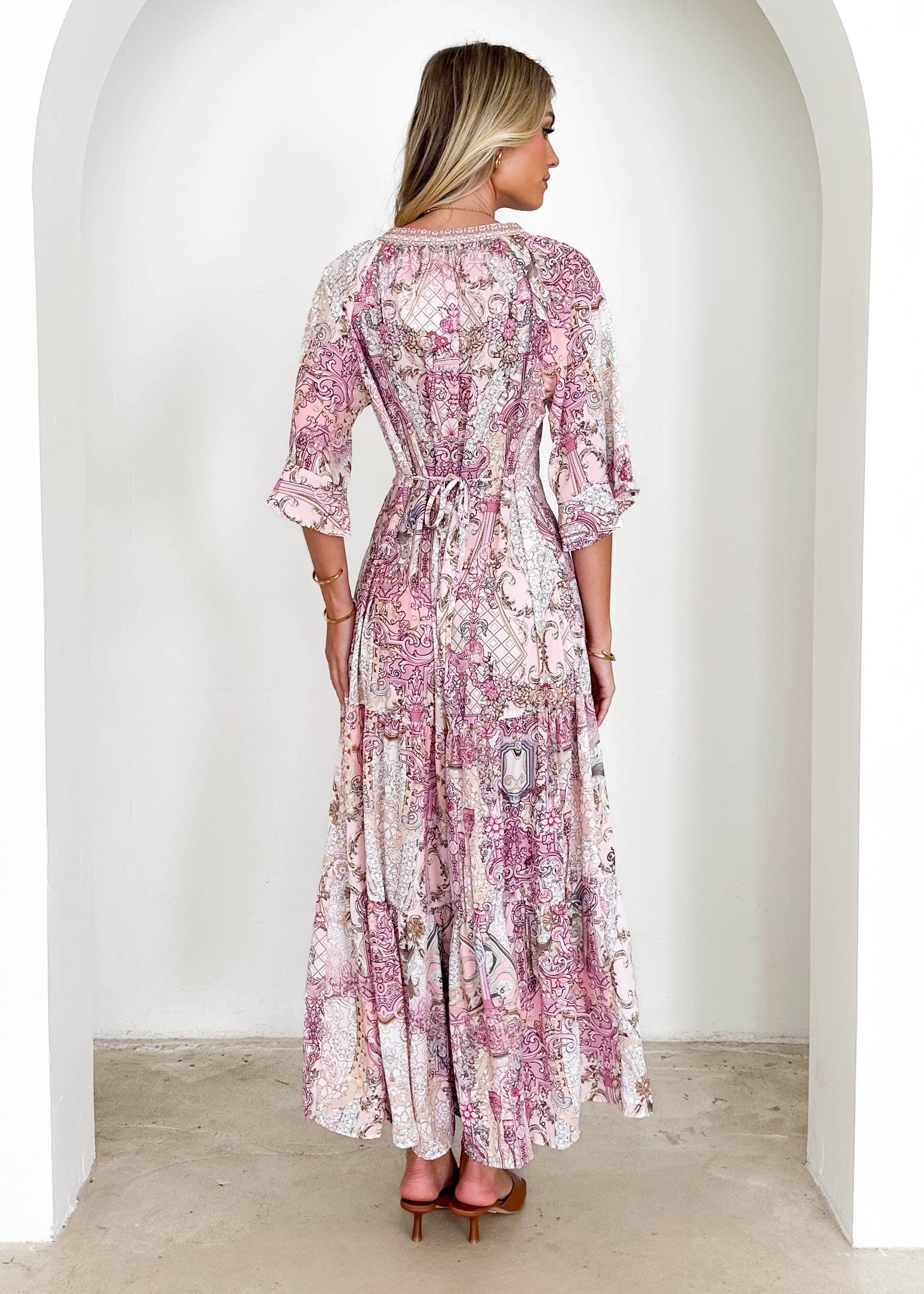 Janiero Maxi Dress - Blush Gem