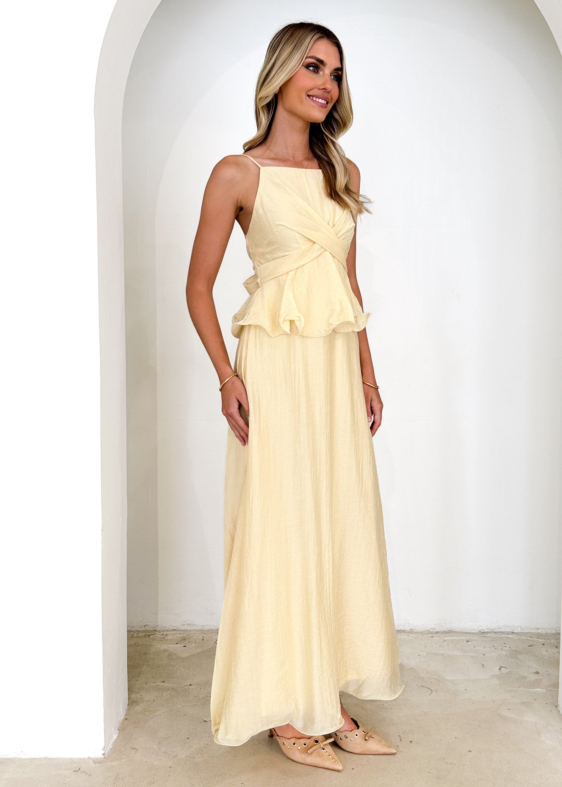 Fiesta Maxi Dress - Butter