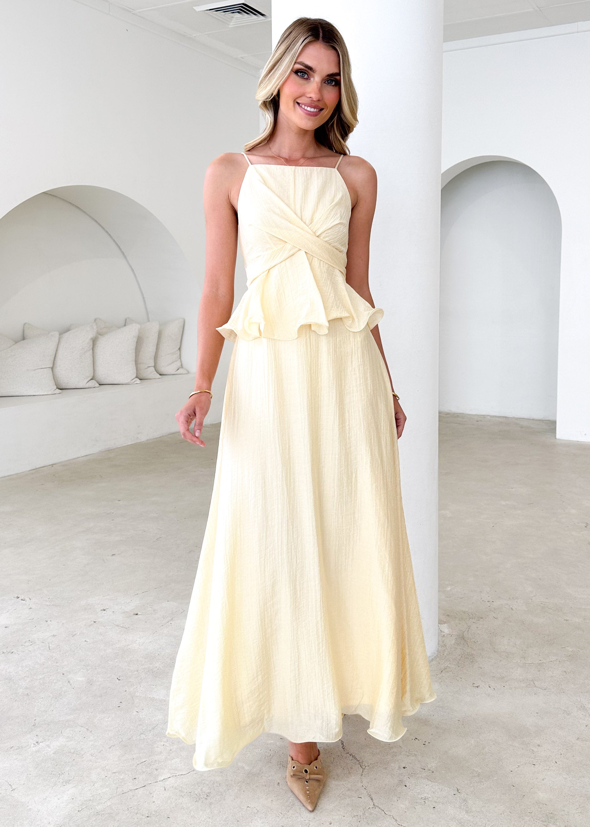 Fiesta Maxi Dress - Butter