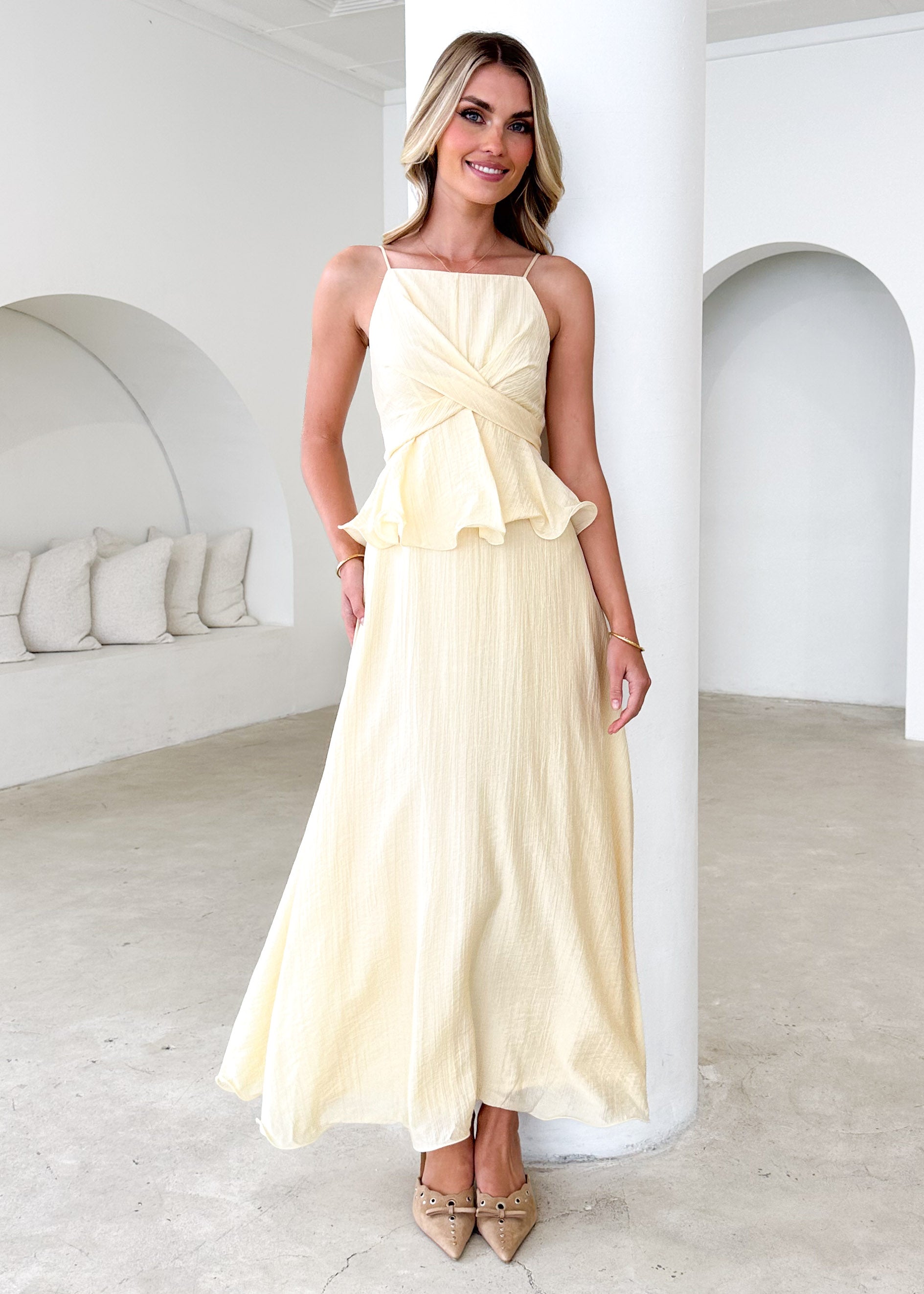 Fiesta Maxi Dress - Butter