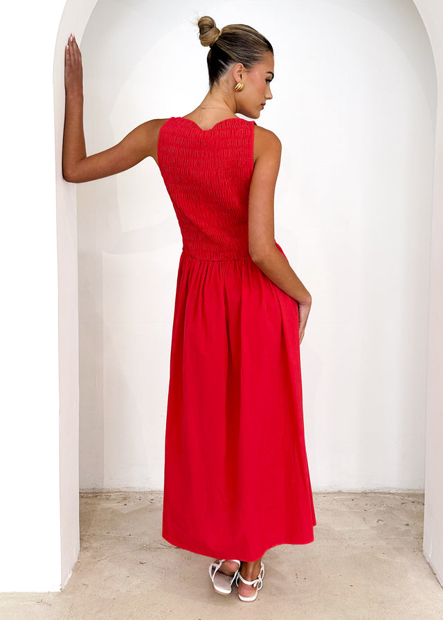 Hendrix Maxi Dress - Red