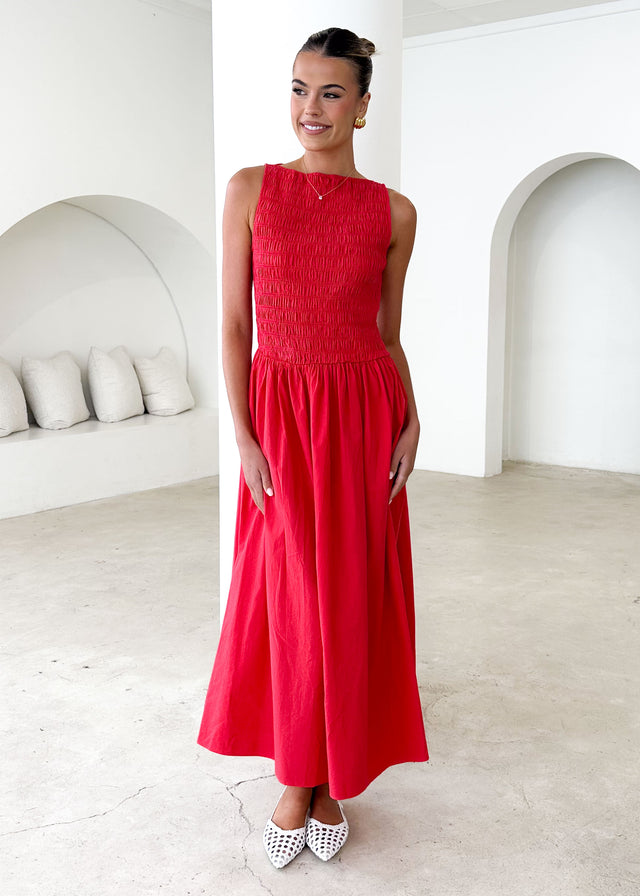 Hendrix Maxi Dress - Red