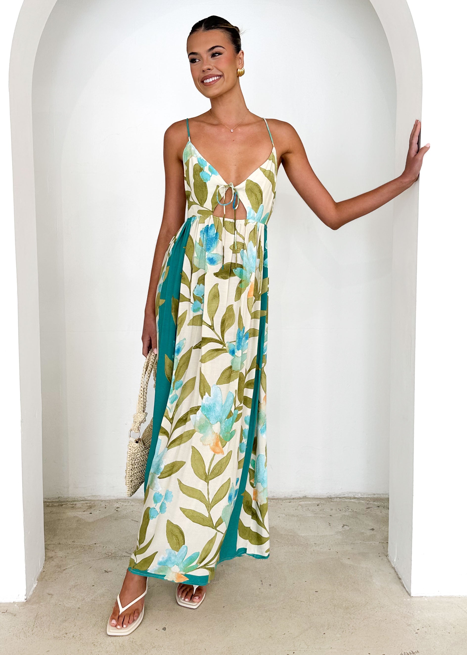 Nevada Maxi Dress - Himalayan Poppy