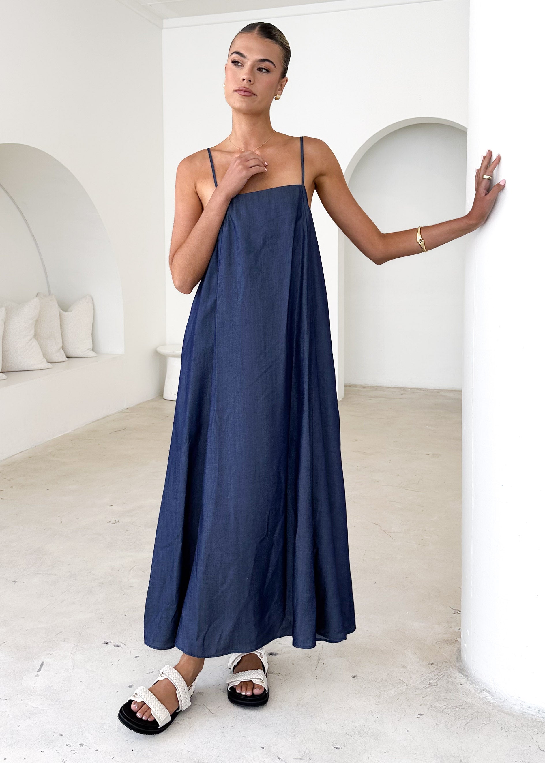 Sascha Maxi Dress - Indigo