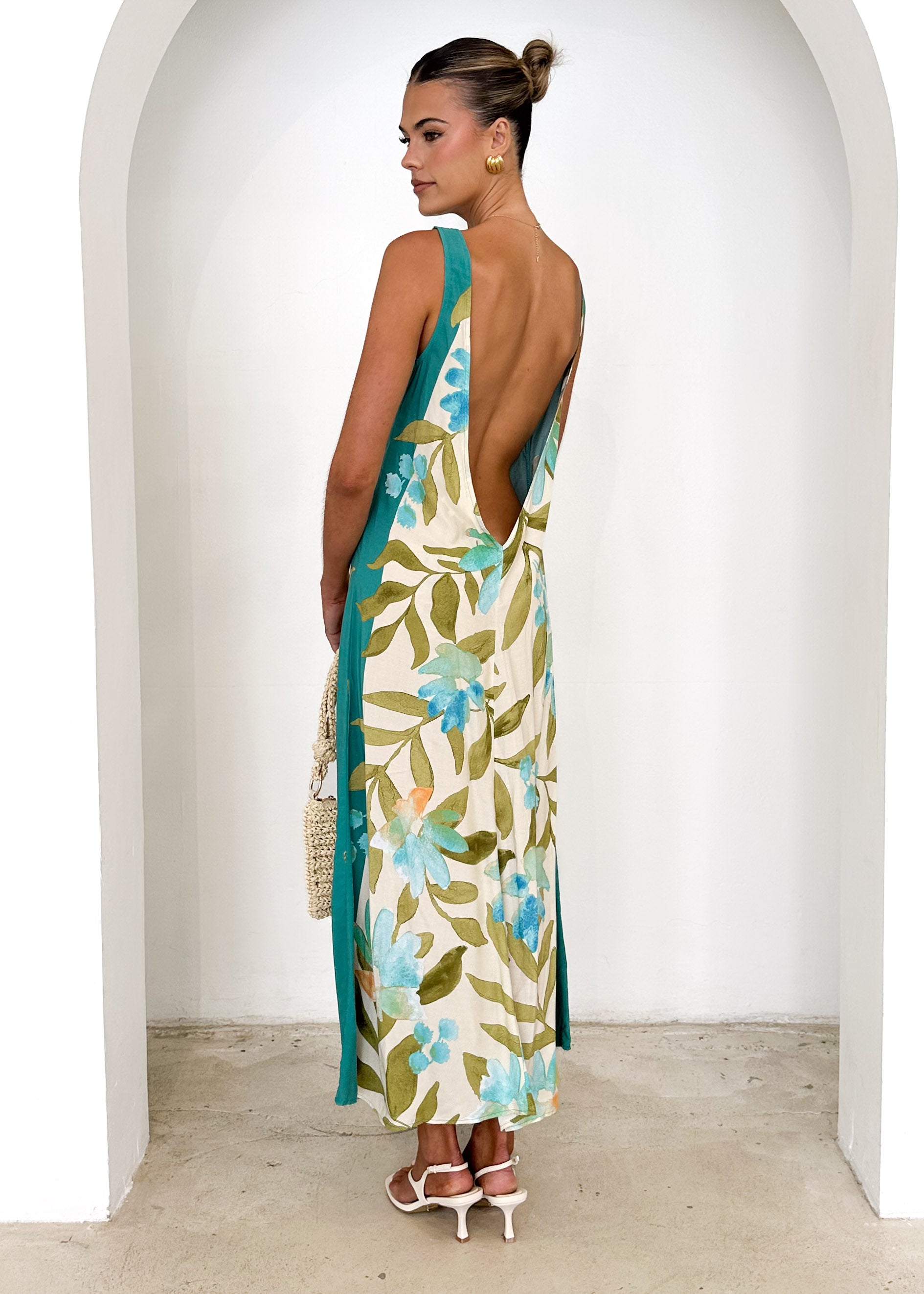 Amira Maxi Dress - Himalayan Poppy