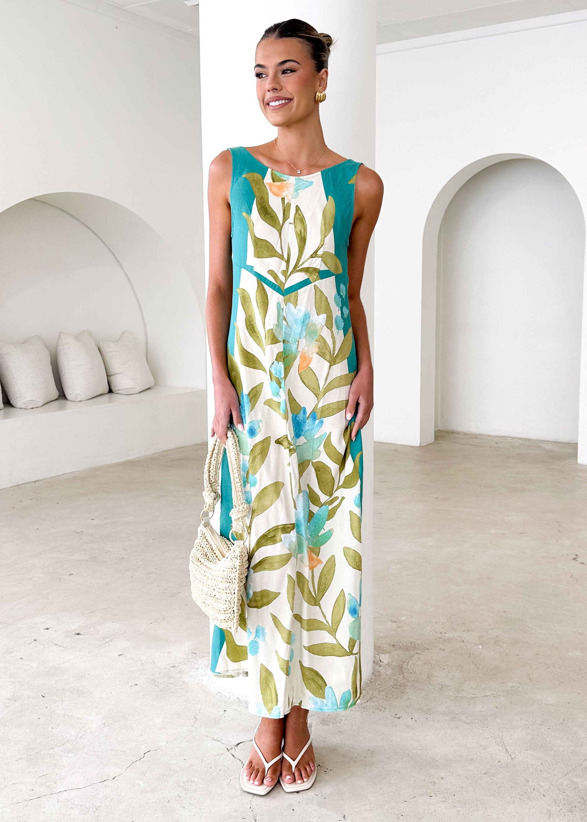 Amira Maxi Dress - Himalayan Poppy