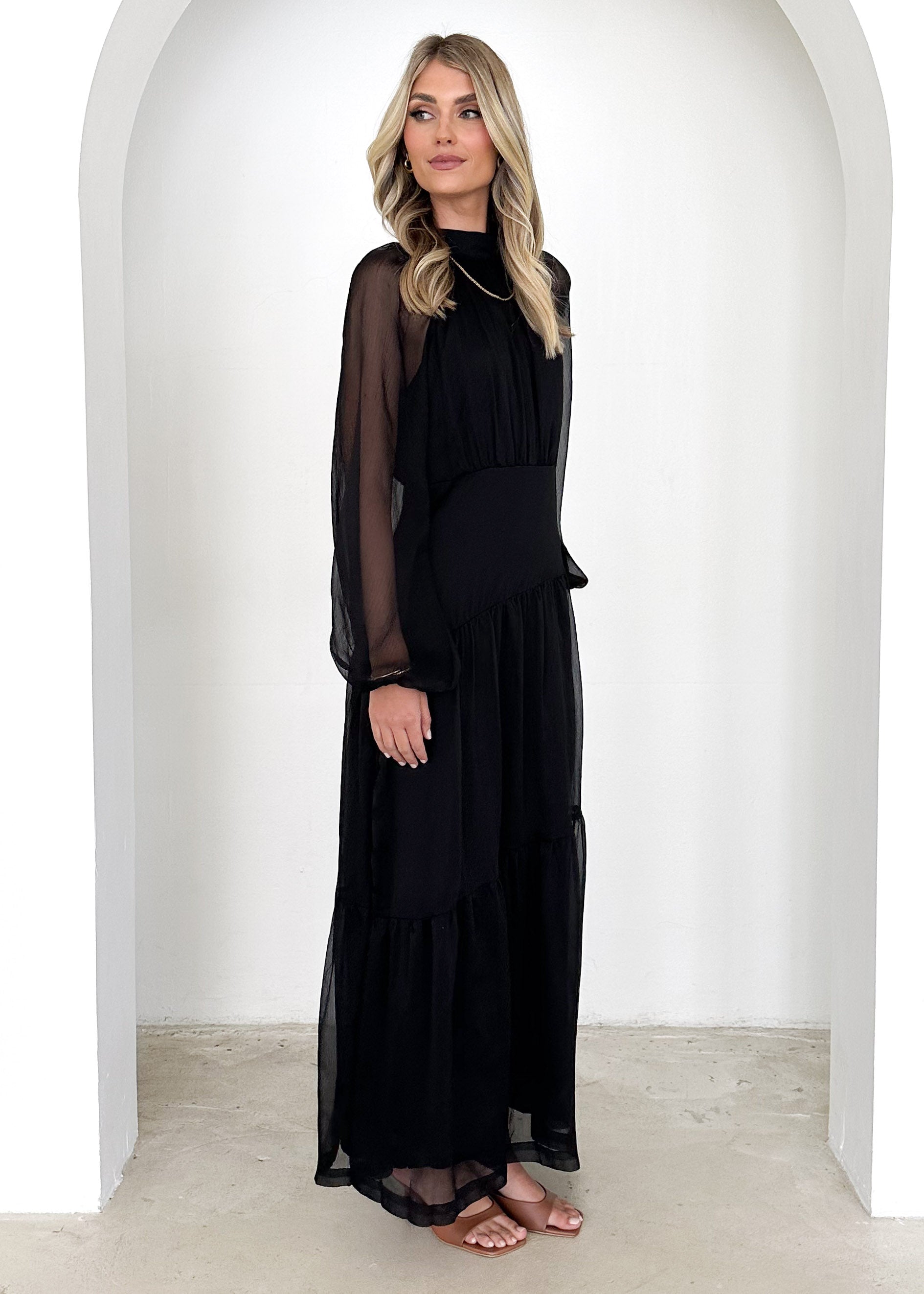 Jasperine Maxi Dress - Black