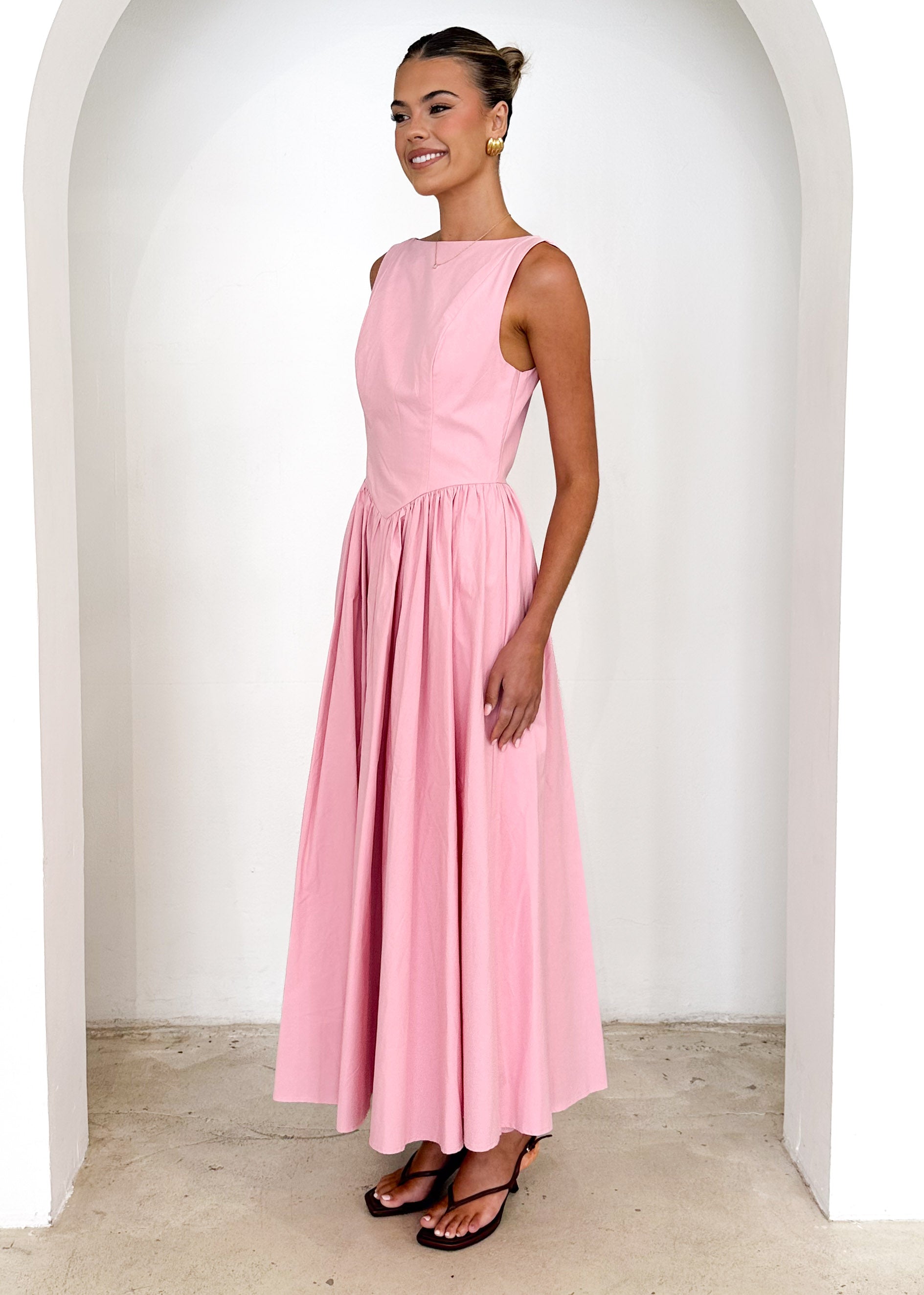 Bessie Maxi Dress - Pink