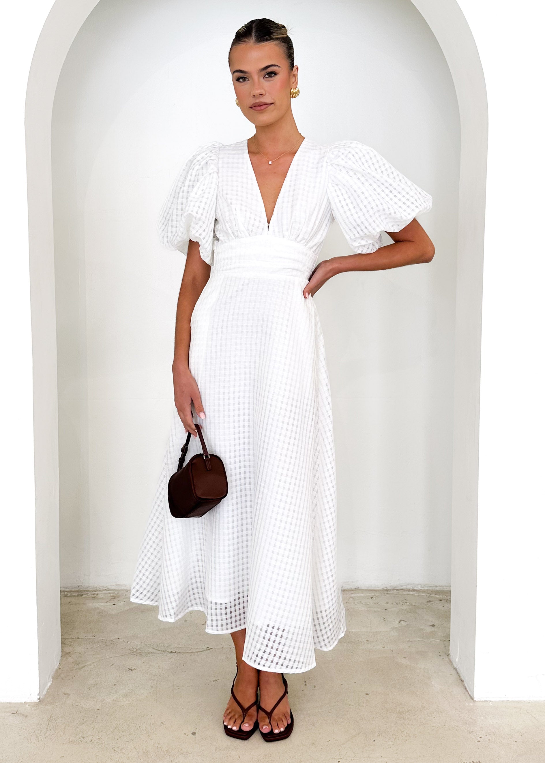 Chella Maxi Dress - Off White