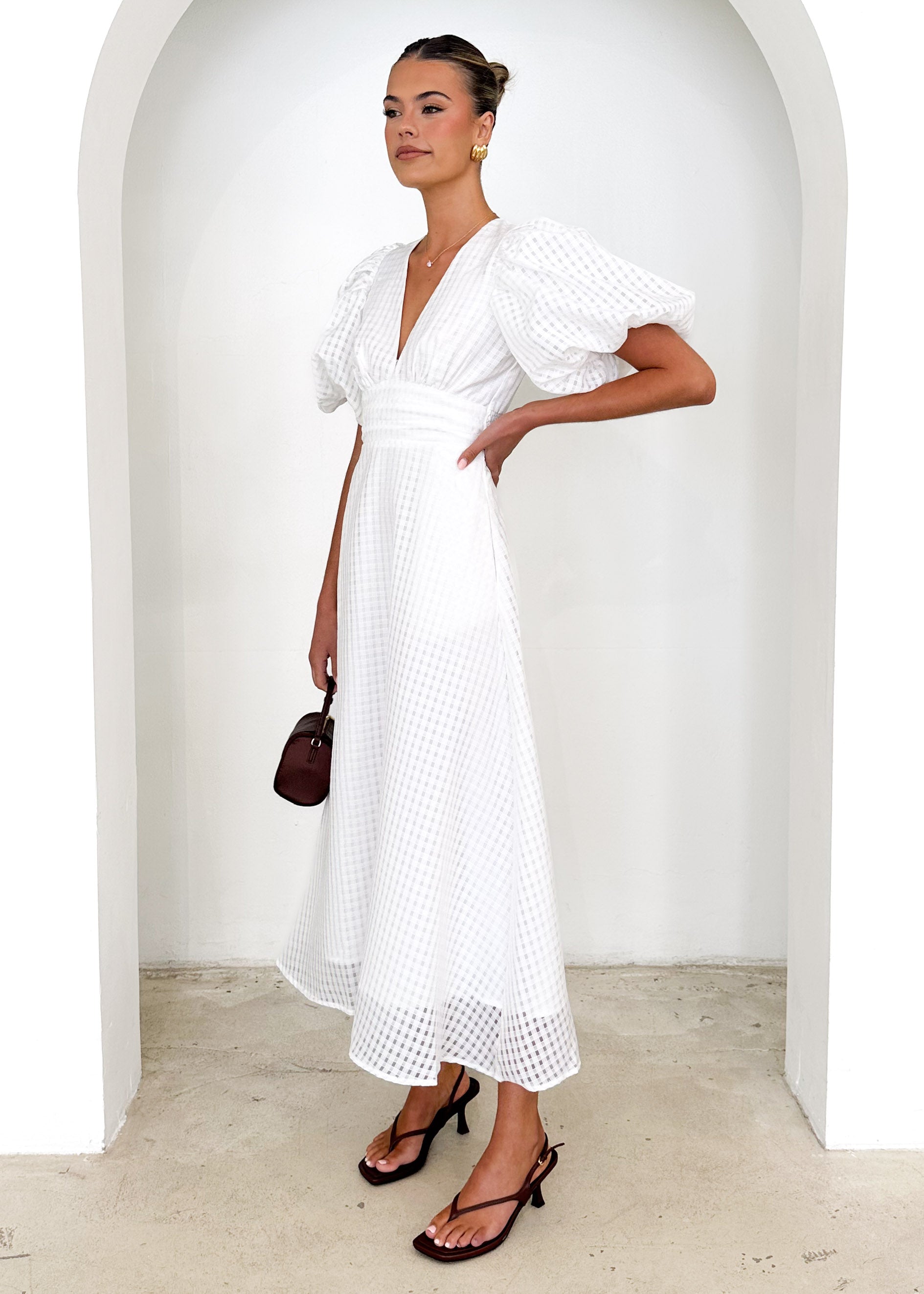 Chella Maxi Dress - Off White