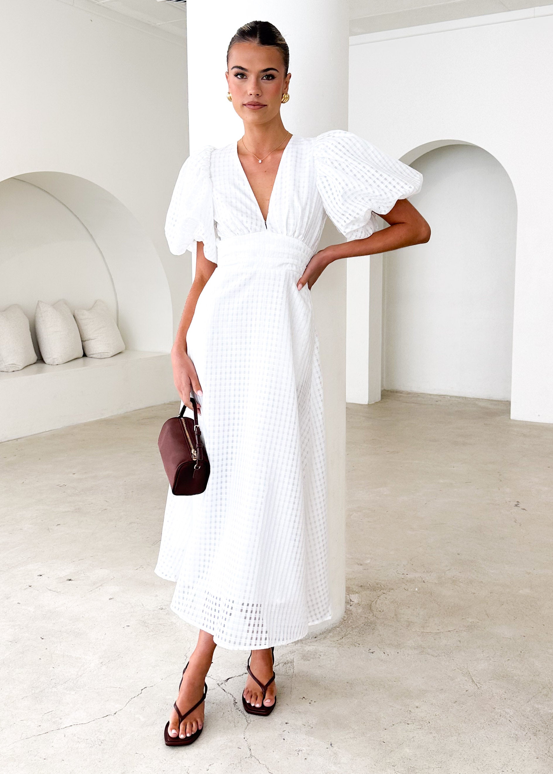 Chella Maxi Dress - Off White