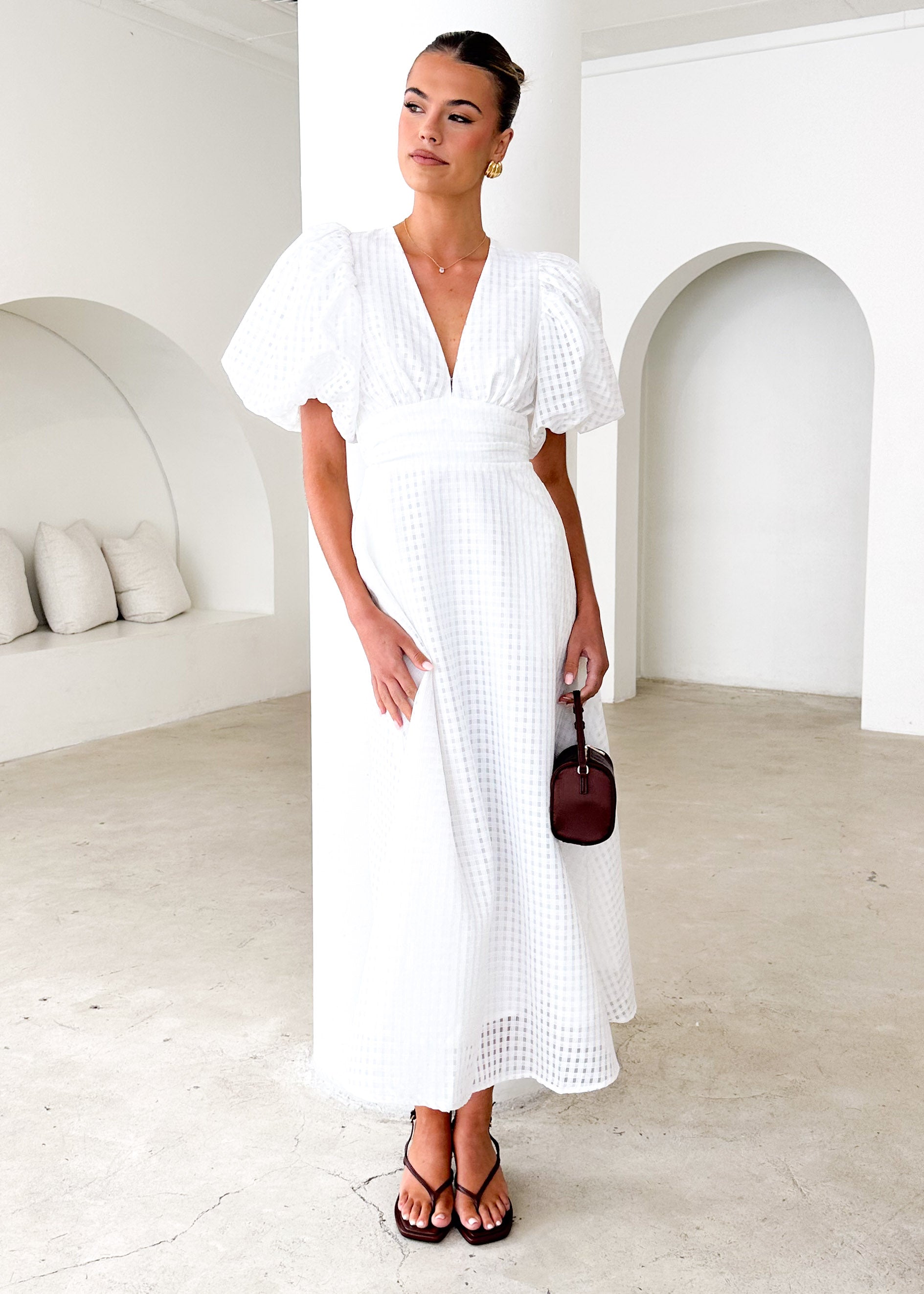 Chella Maxi Dress - Off White